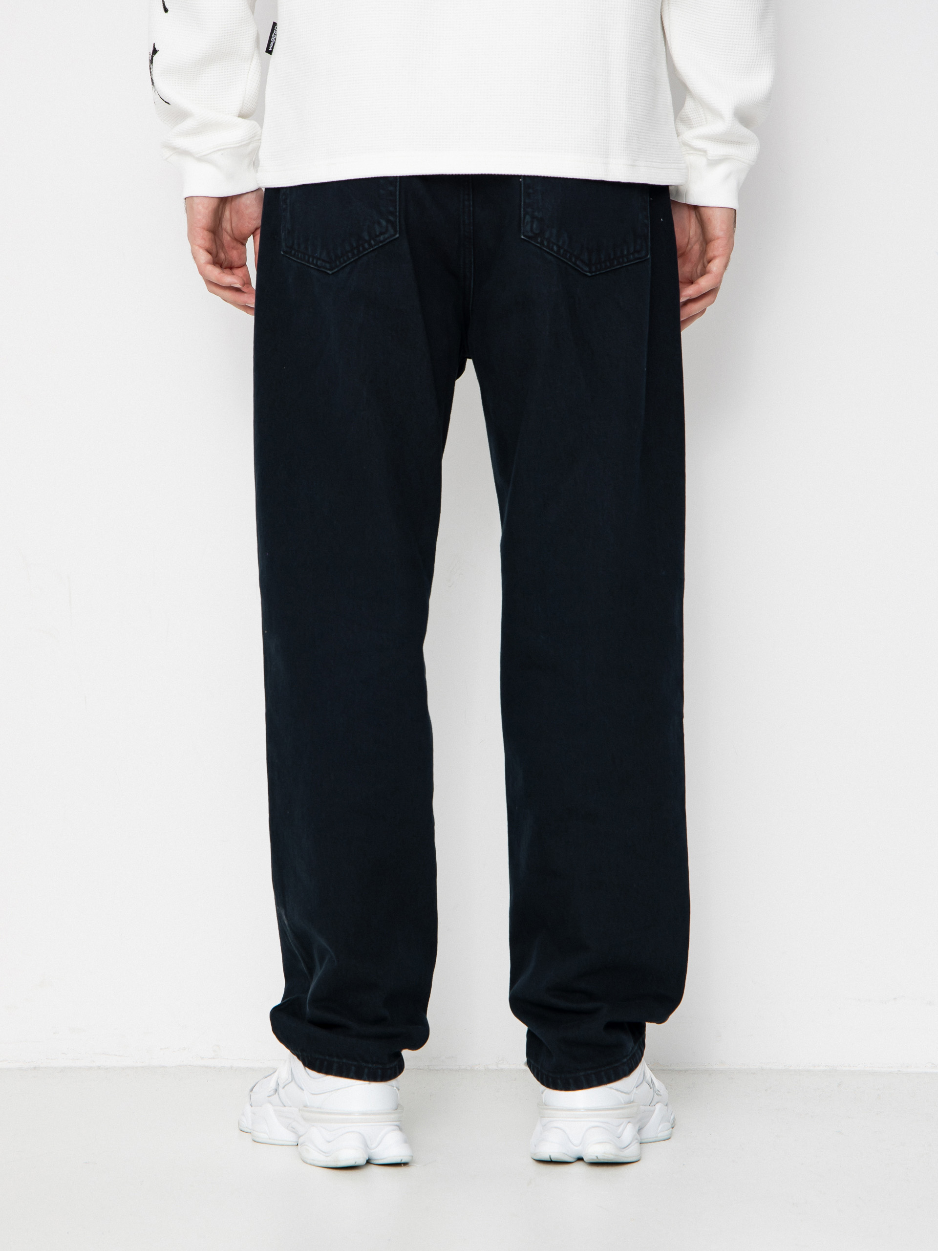 Nohavice Carhartt WIP Aaron (blue/midnight wash)