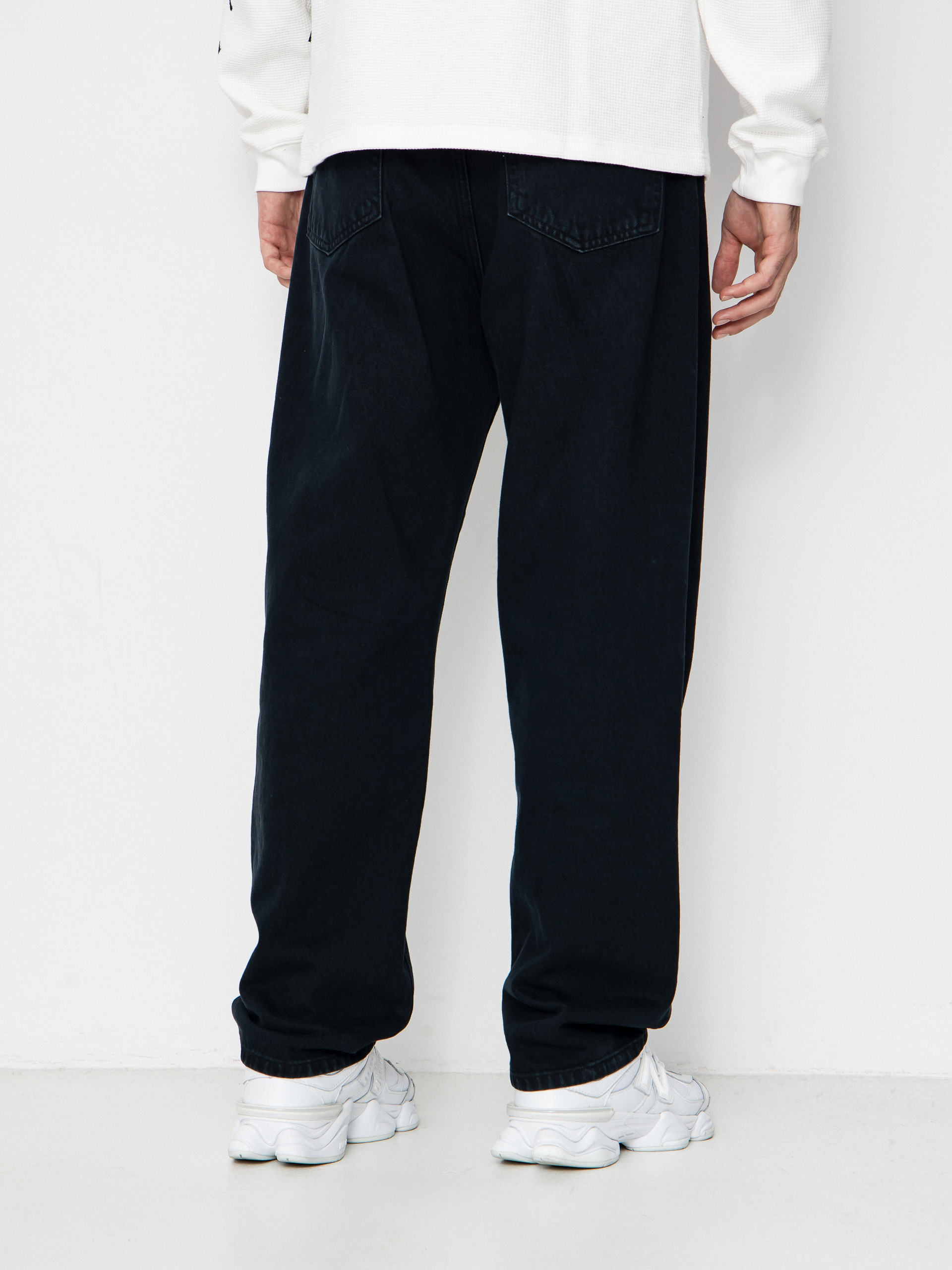 Nohavice Carhartt WIP Aaron (blue/midnight wash)