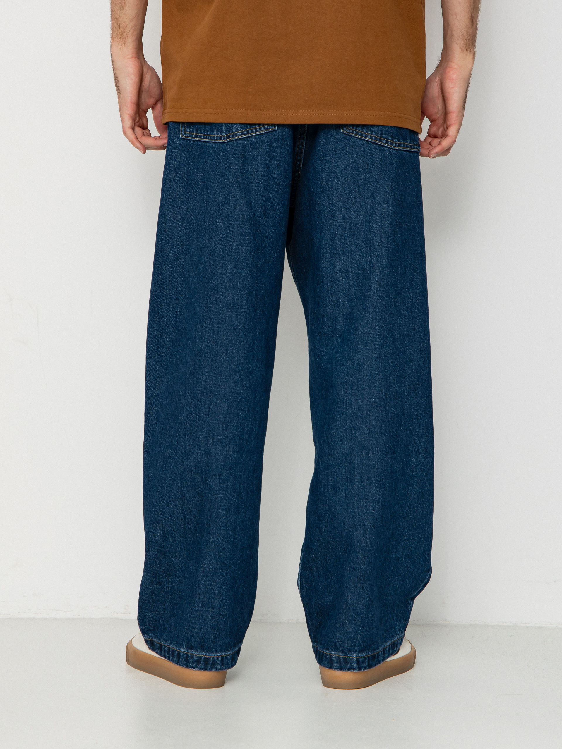 Nohavice Carhartt WIP Brandon (blue/stone washed)