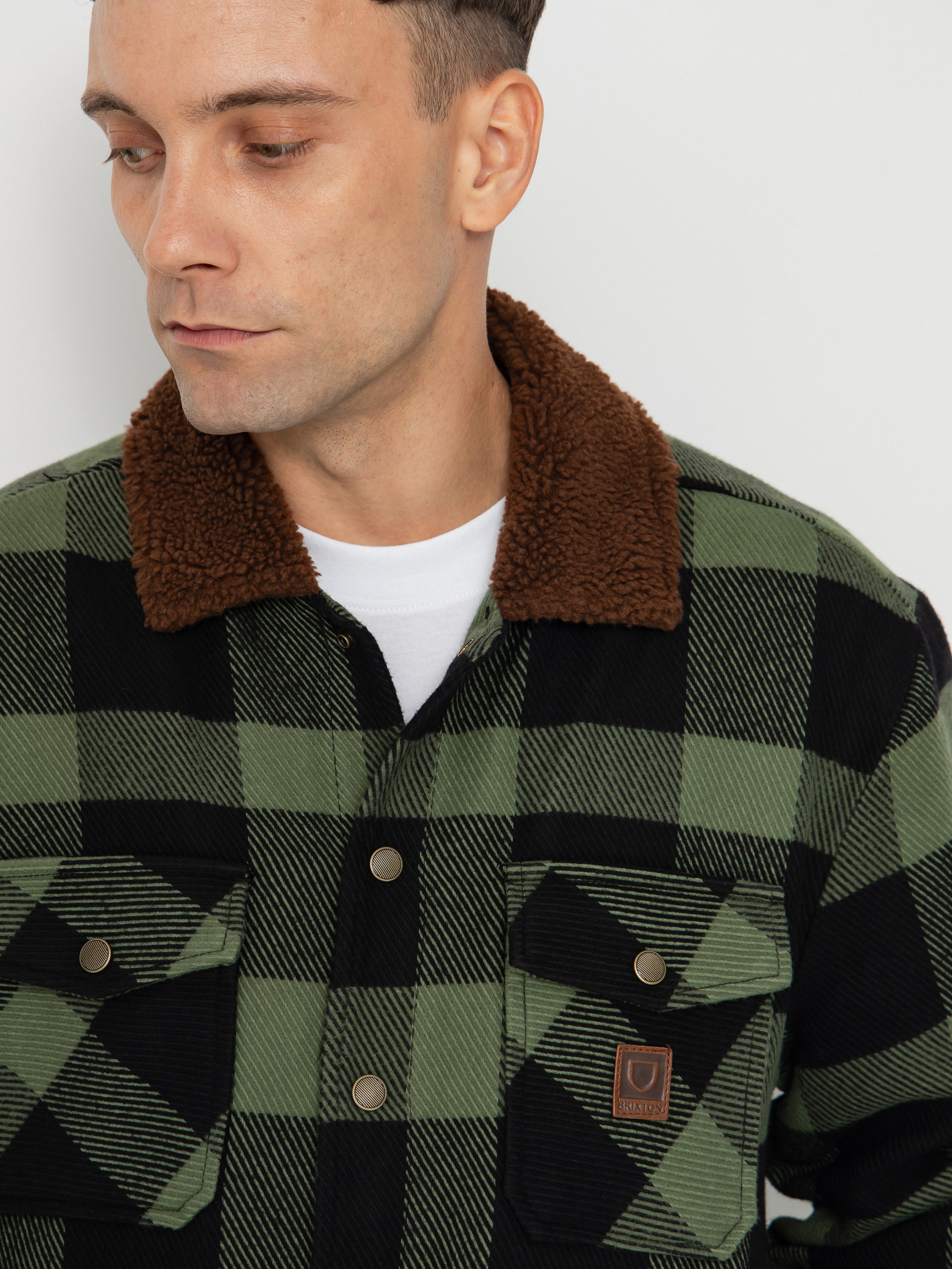 Bunda Brixton Durham Lined (black/wild green flannel)