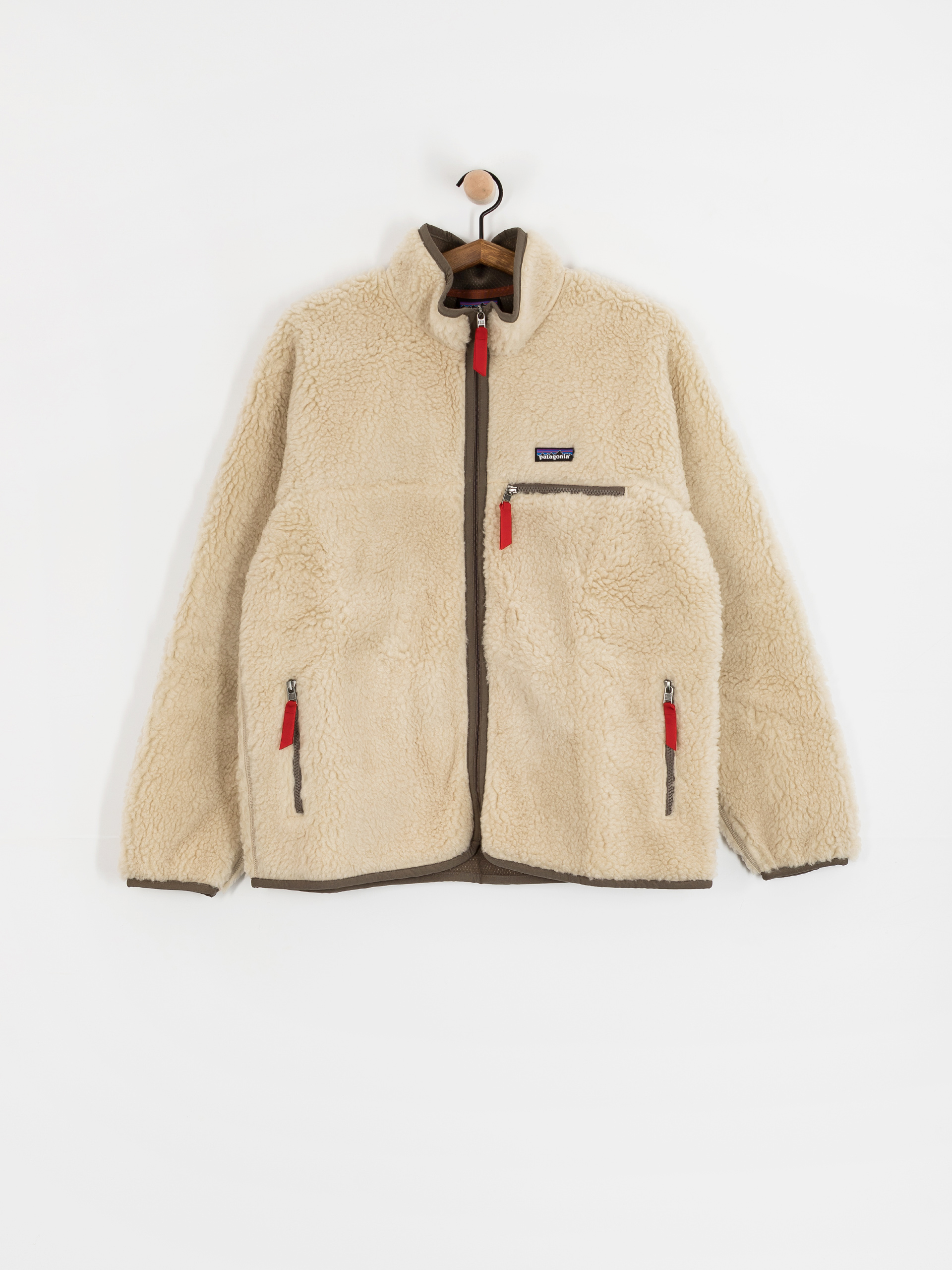 Mikina Patagonia Natural Blend Retro Cardigan (dark natural w/marlow brown)