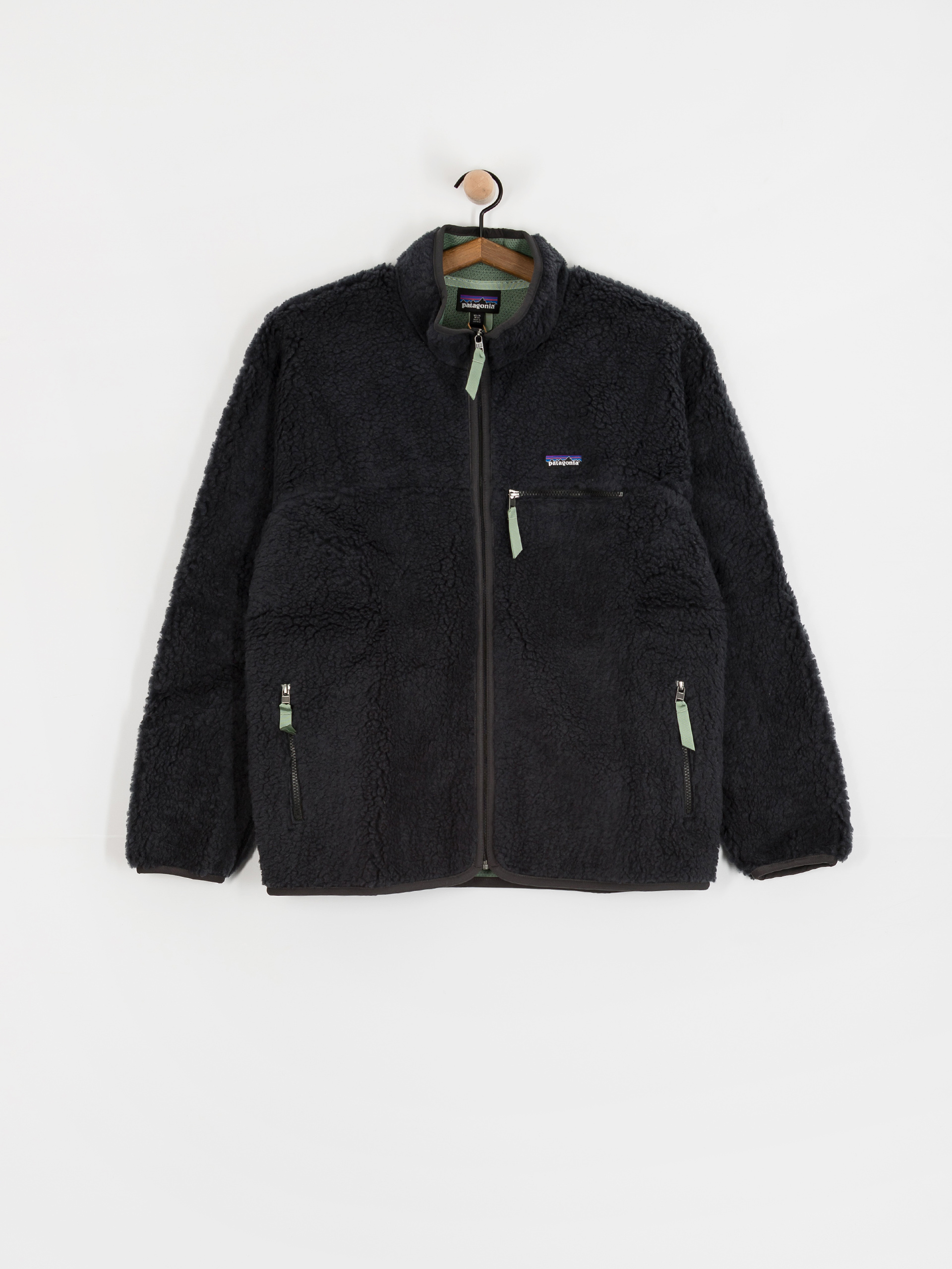 Mikina Patagonia Natural Blend Retro Cardigan (ink black)