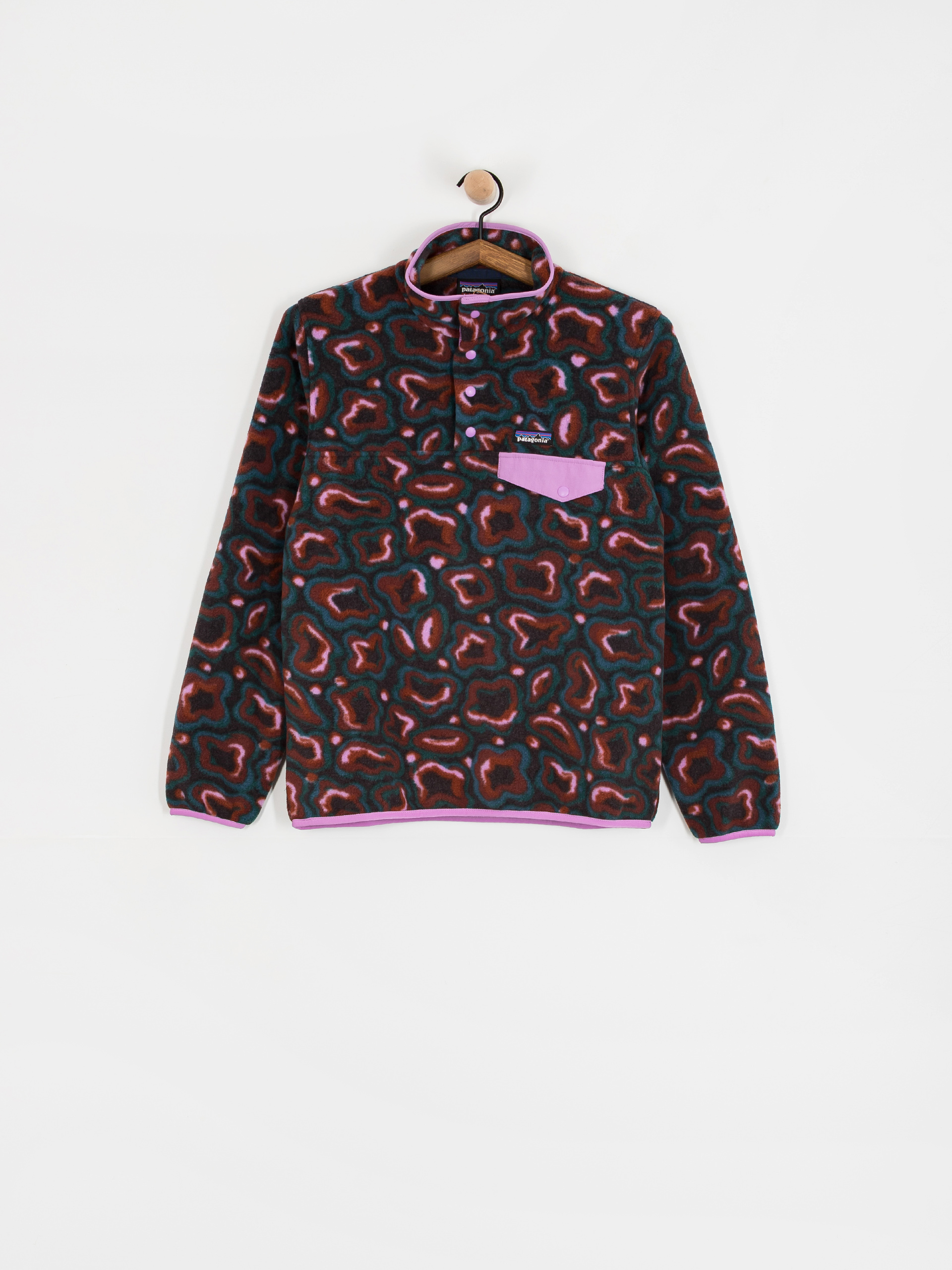 Dámsky Flísová mikina Patagonia LW Synch Snap T (soft spirea dried vanilla)