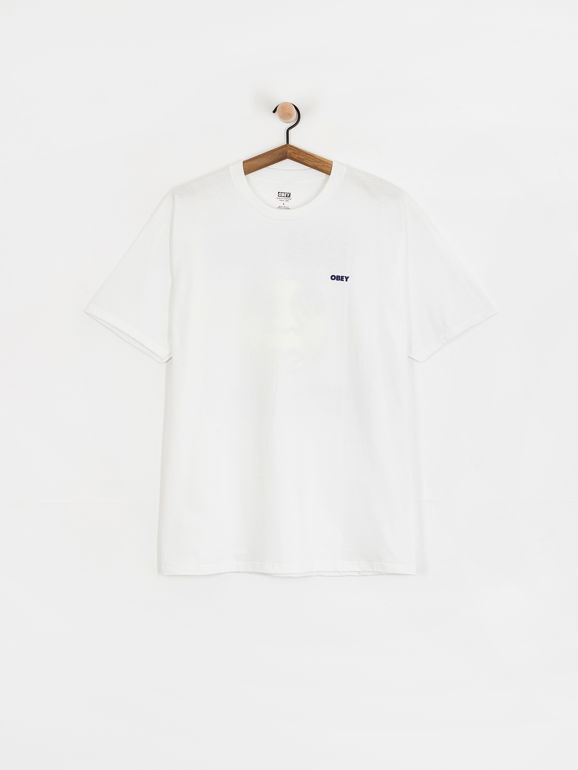 Tričko OBEY Obey Erase All Thought (white)