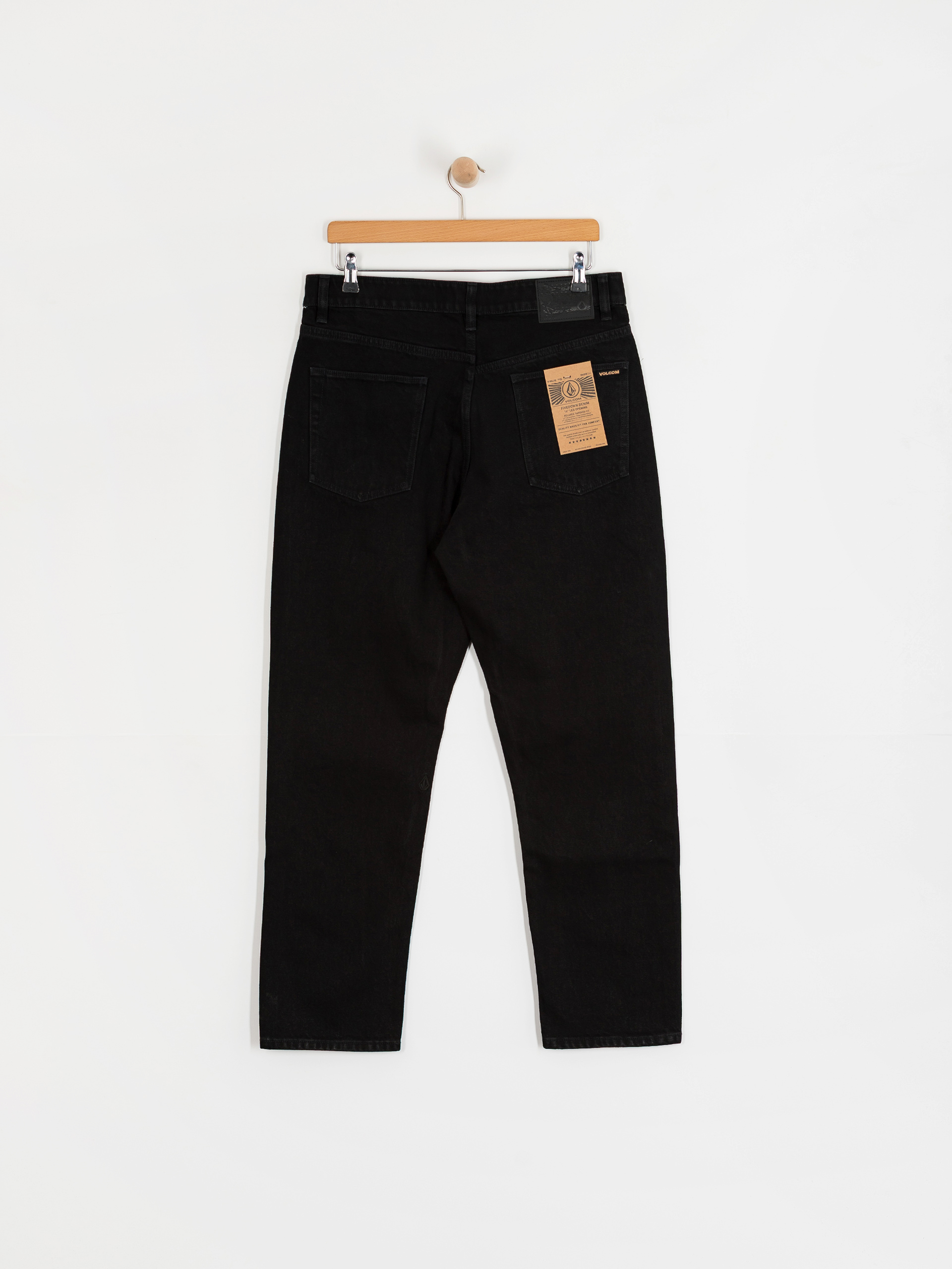 Nohavice Volcom Fivedown Denim (black)