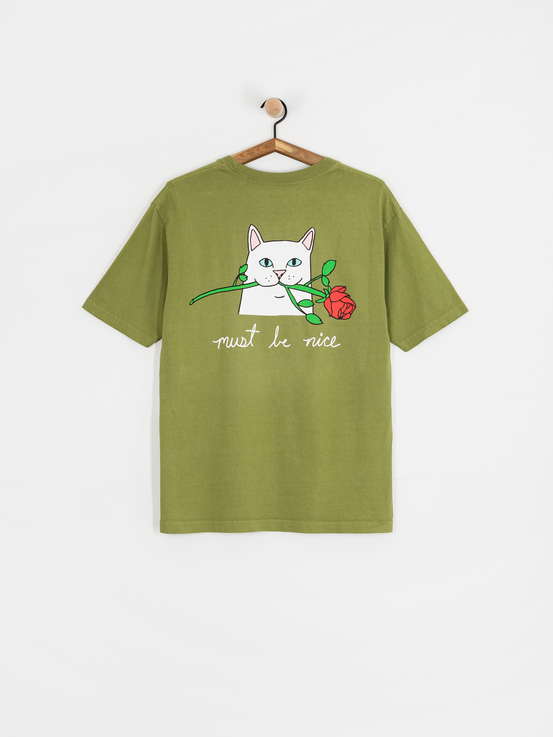 Tričko RipNDip Romantic Nerm (light forest)