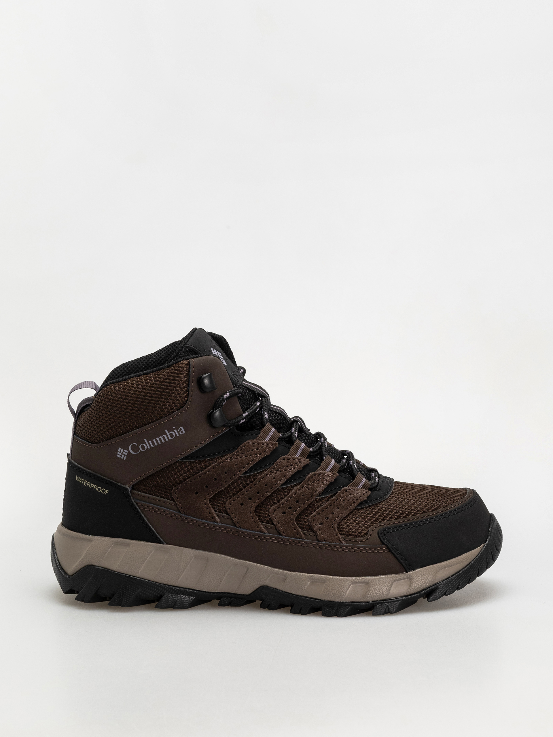 Topánky Columbia Strata Trail Mid WP Wmn (cordovan/granite purple)