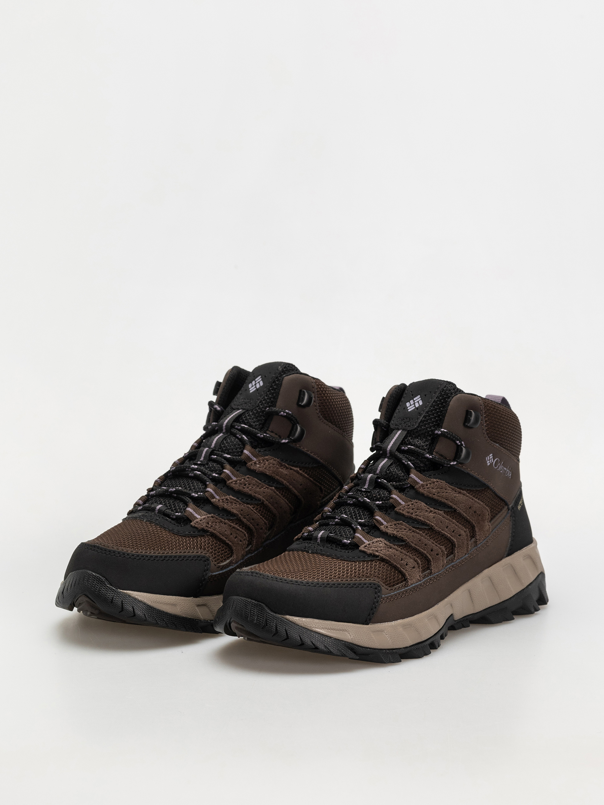 Topánky Columbia Strata Trail Mid WP Wmn (cordovan/granite purple)