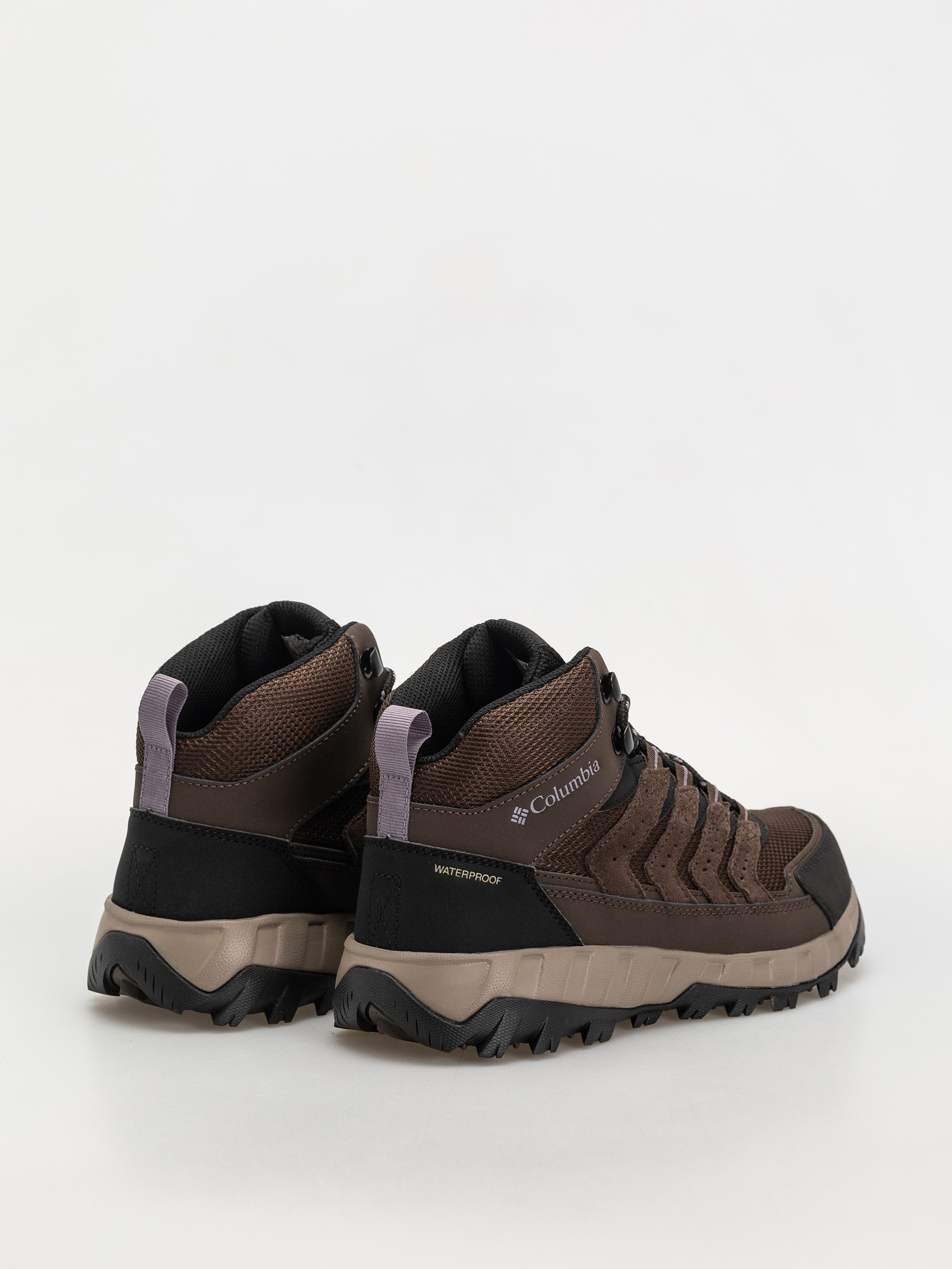 Topánky Columbia Strata Trail Mid WP Wmn (cordovan/granite purple)