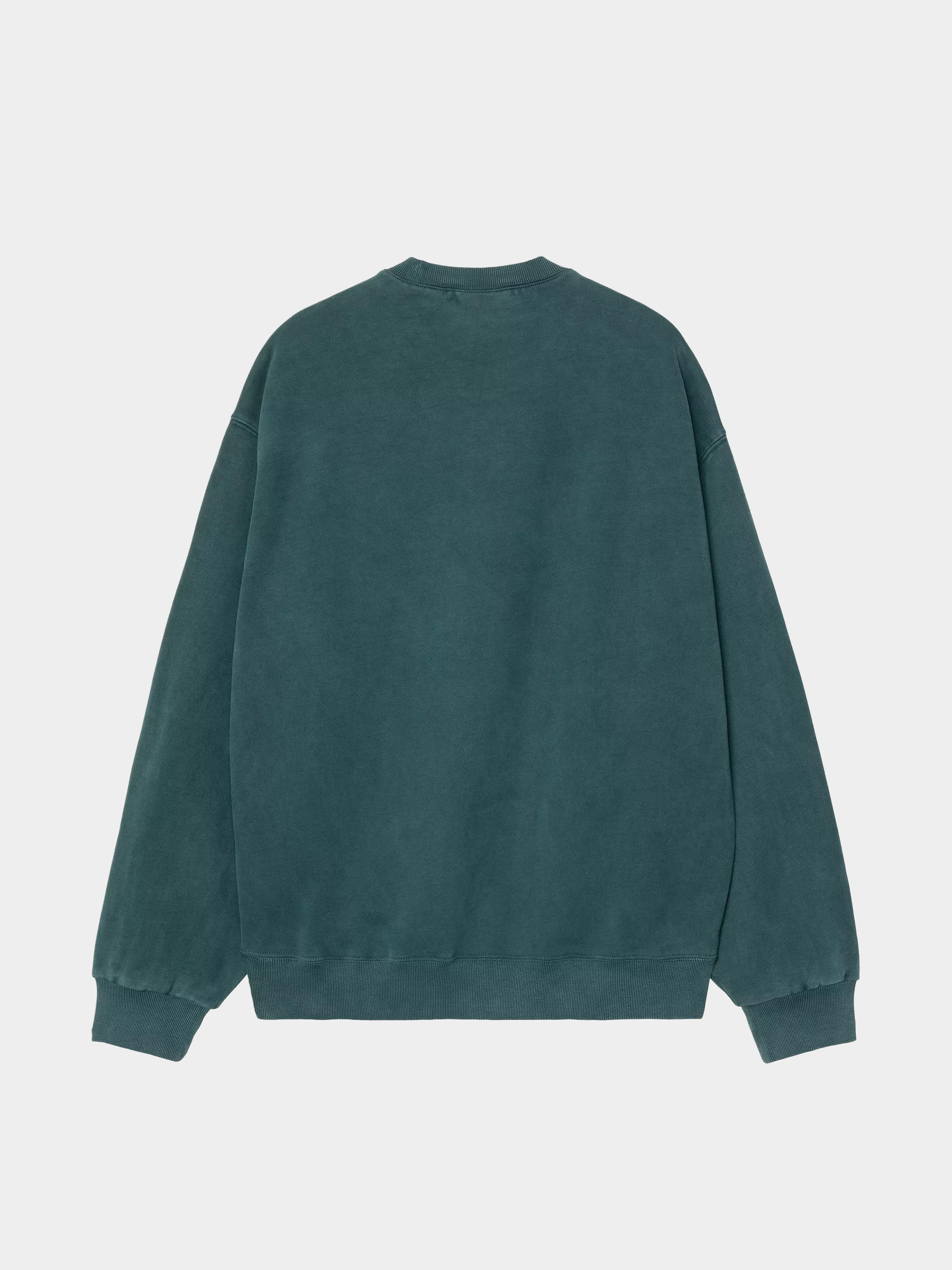 Mikina Carhartt WIP Vista (deep lagoon/garment dyed)
