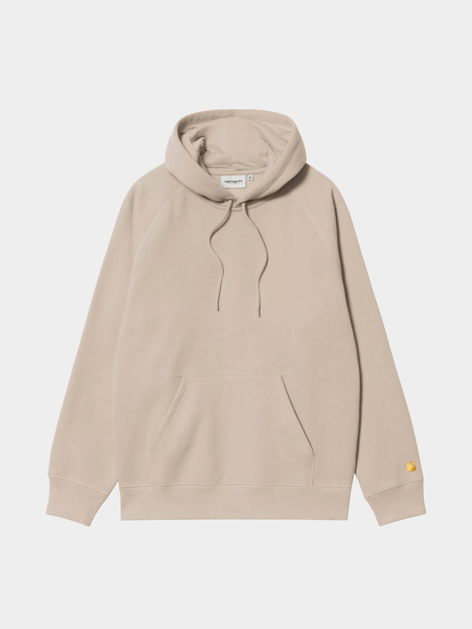Mikina s kapucňou Carhartt WIP Chase HD (fleur de sel/gold)