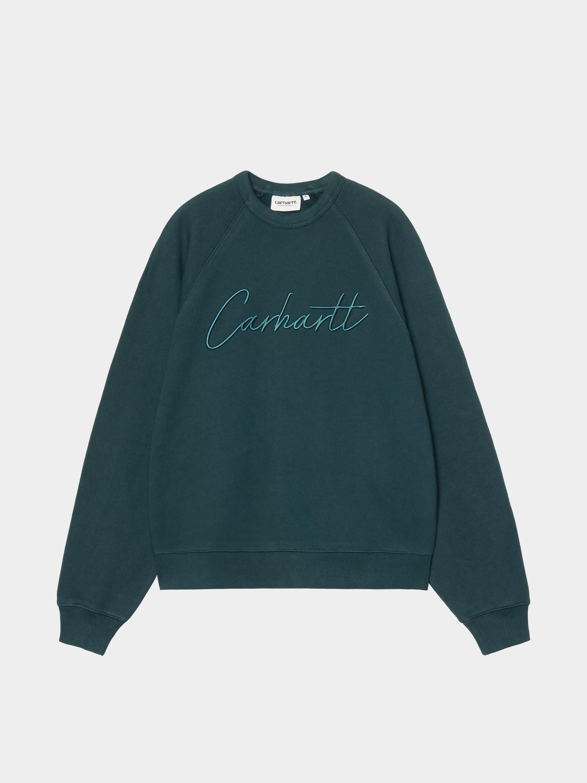 Mikina Carhartt WIP Ray Wmn (deep lagoon)