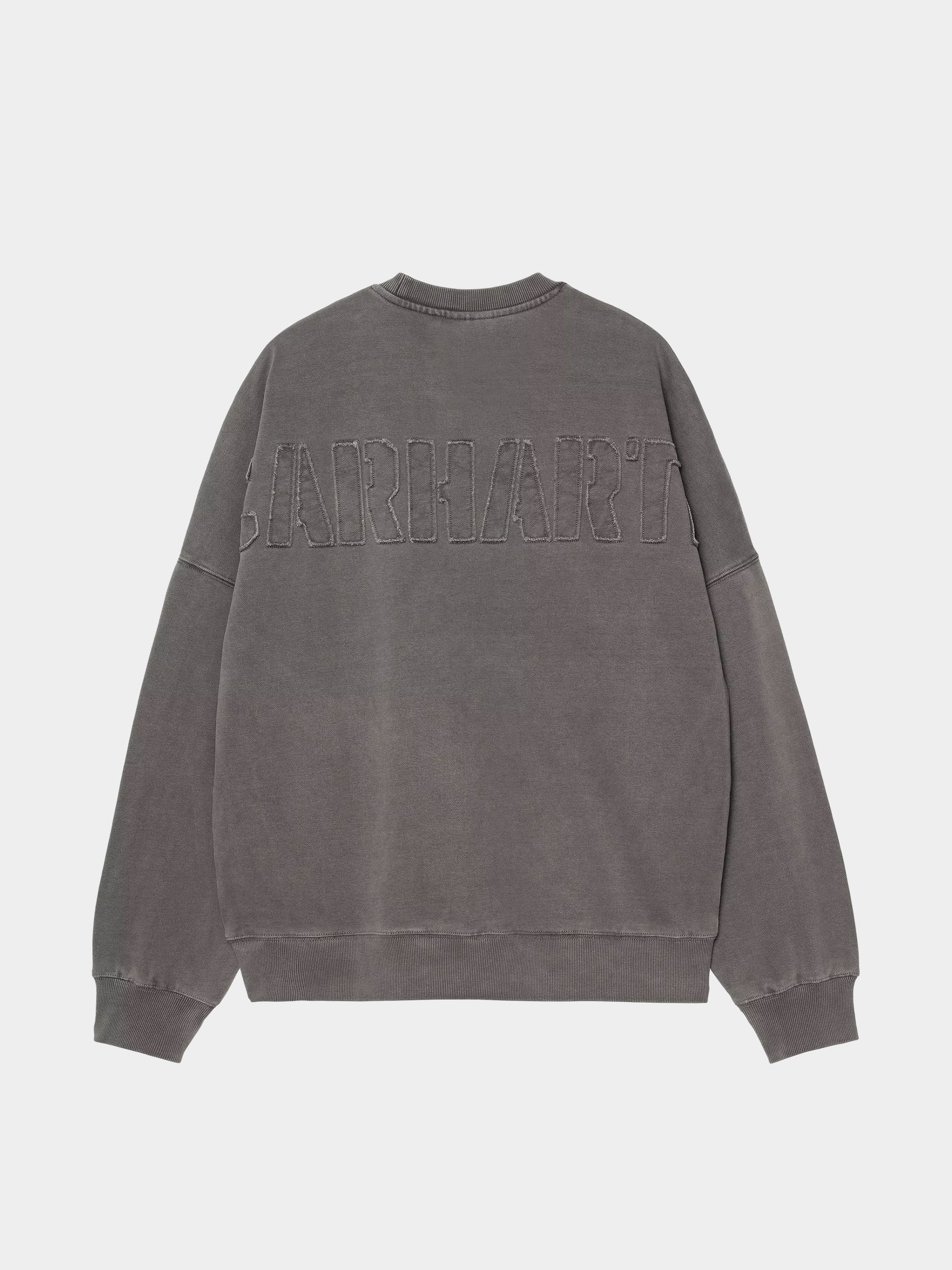 Mikina Carhartt WIP RGGD (black/garment dyed)