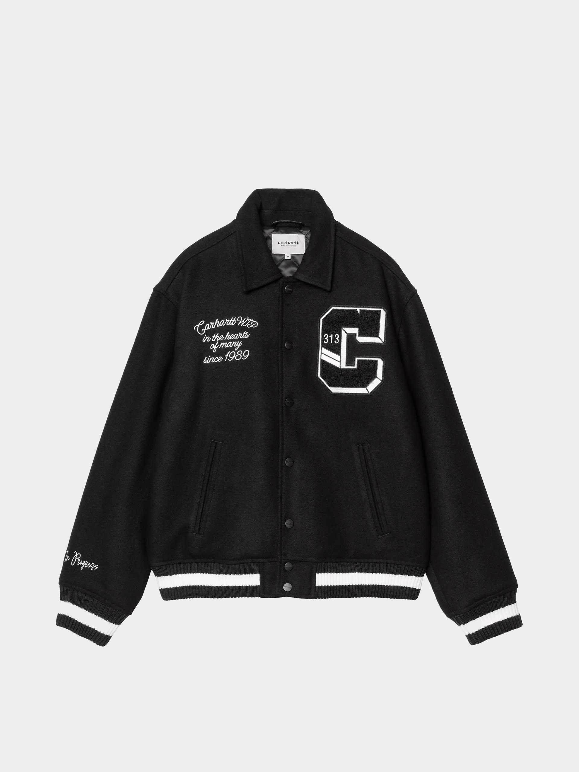 Bunda Carhartt WIP World Class Varsity (black)