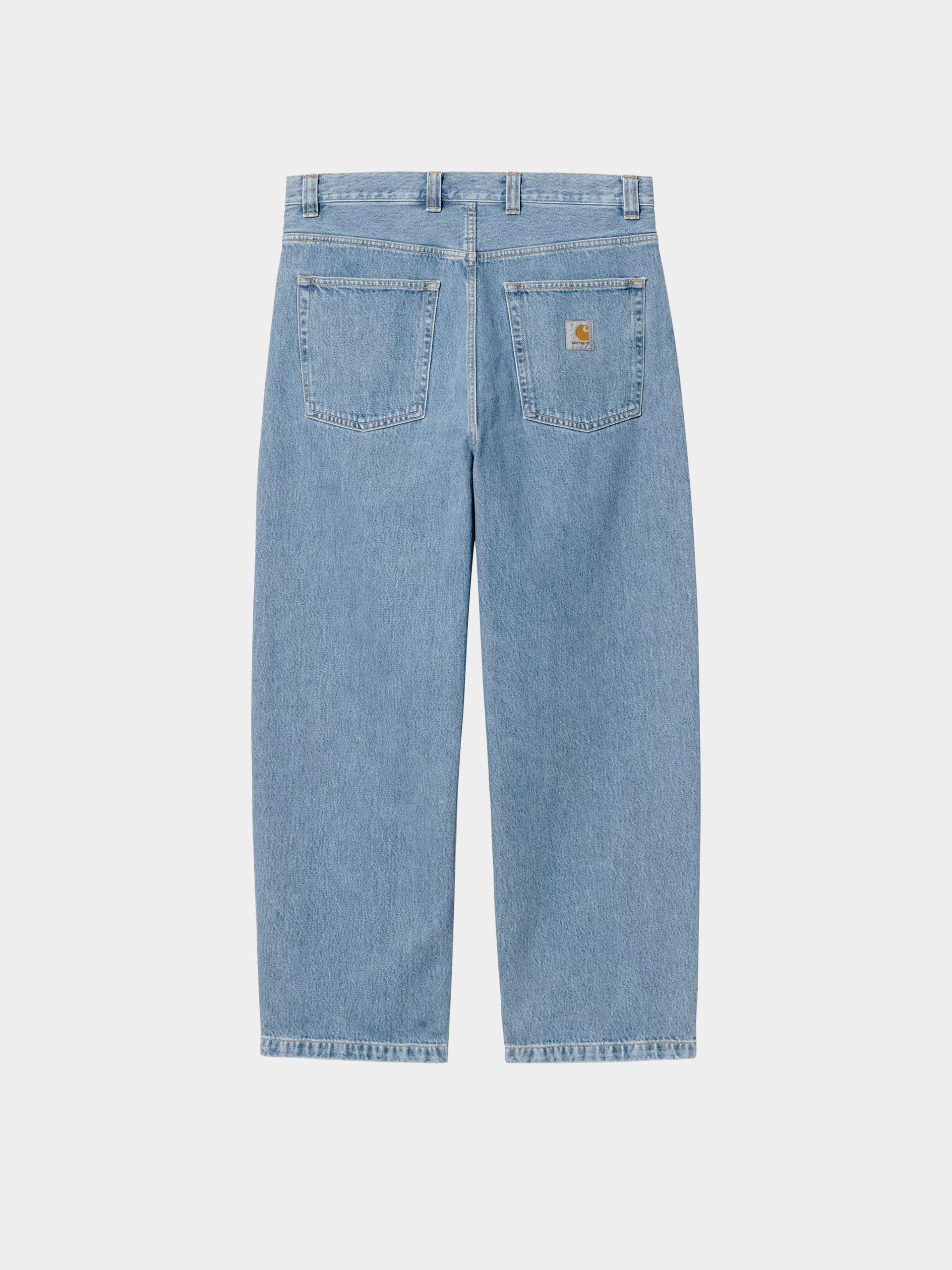 Nohavice Carhartt WIP Brandon (blue/stone bleached)