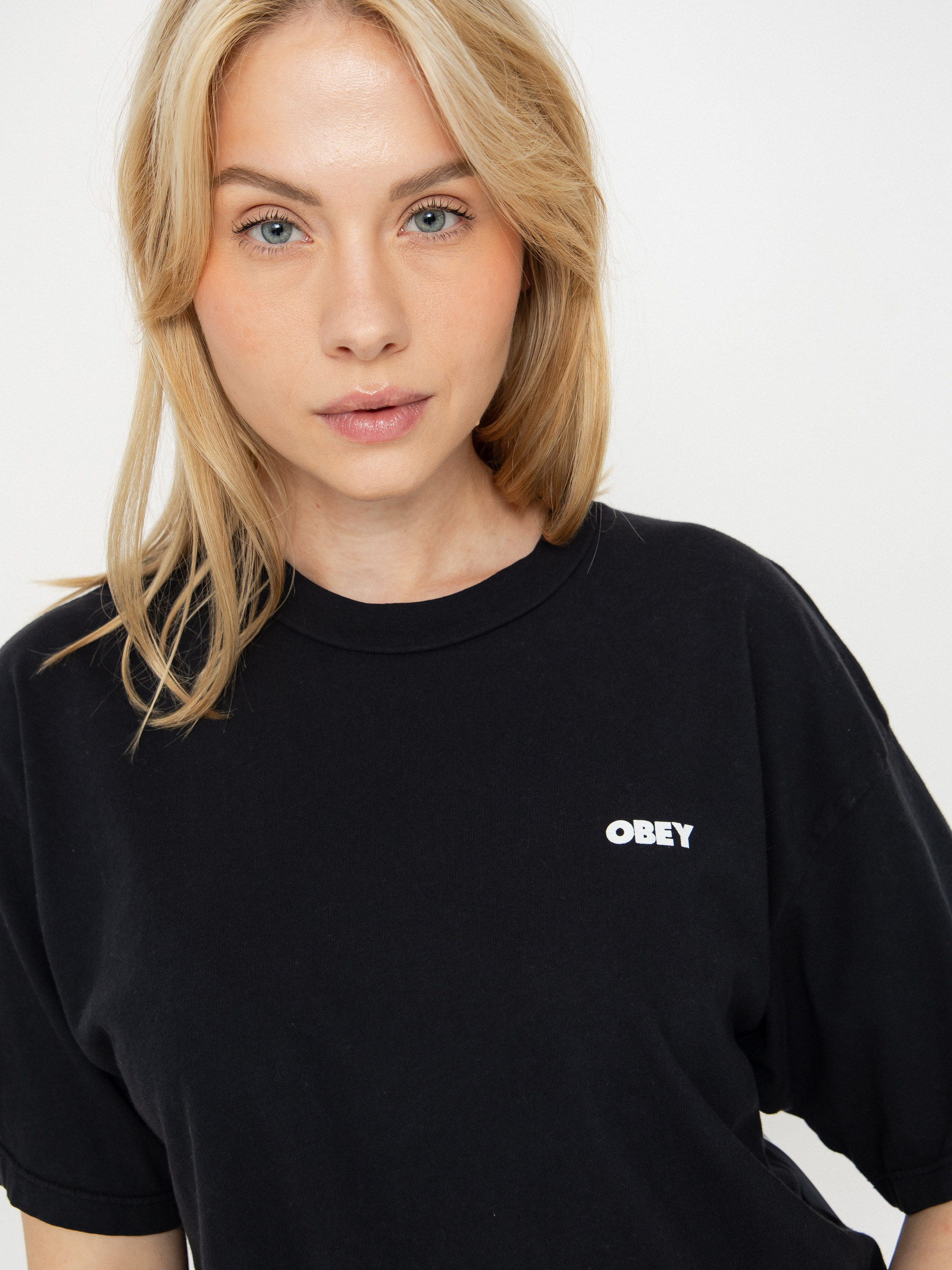 Tričko OBEY Obey Art Studio Flowers Wmn (digital black)