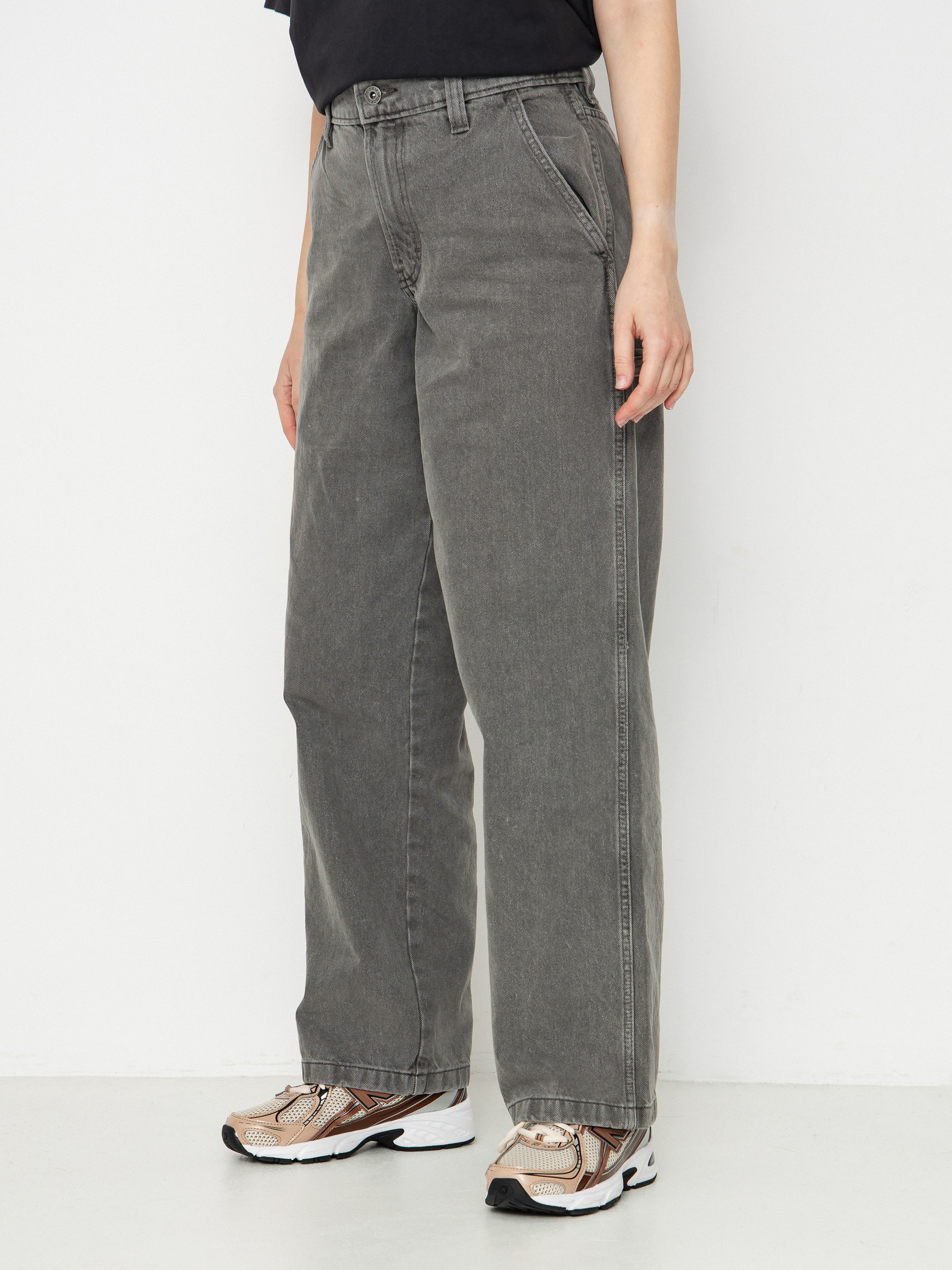 Nohavice Dickies Stevensville Carpenter Wmn (grey wash tinted)