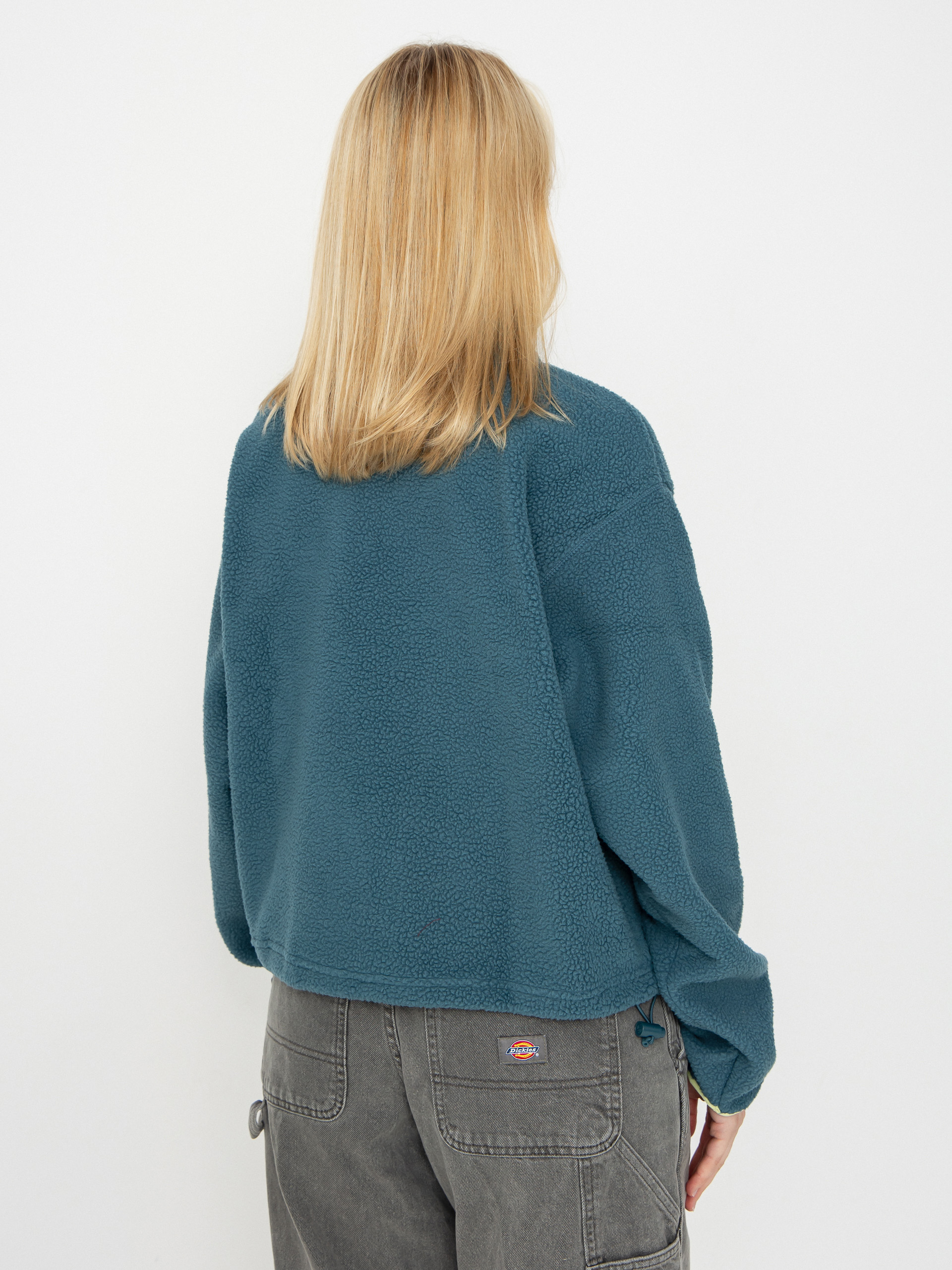 Dámsky Flísová mikina Columbia Helvetia II Cropped Half Snap (everblue/crushed blue/citron haze)