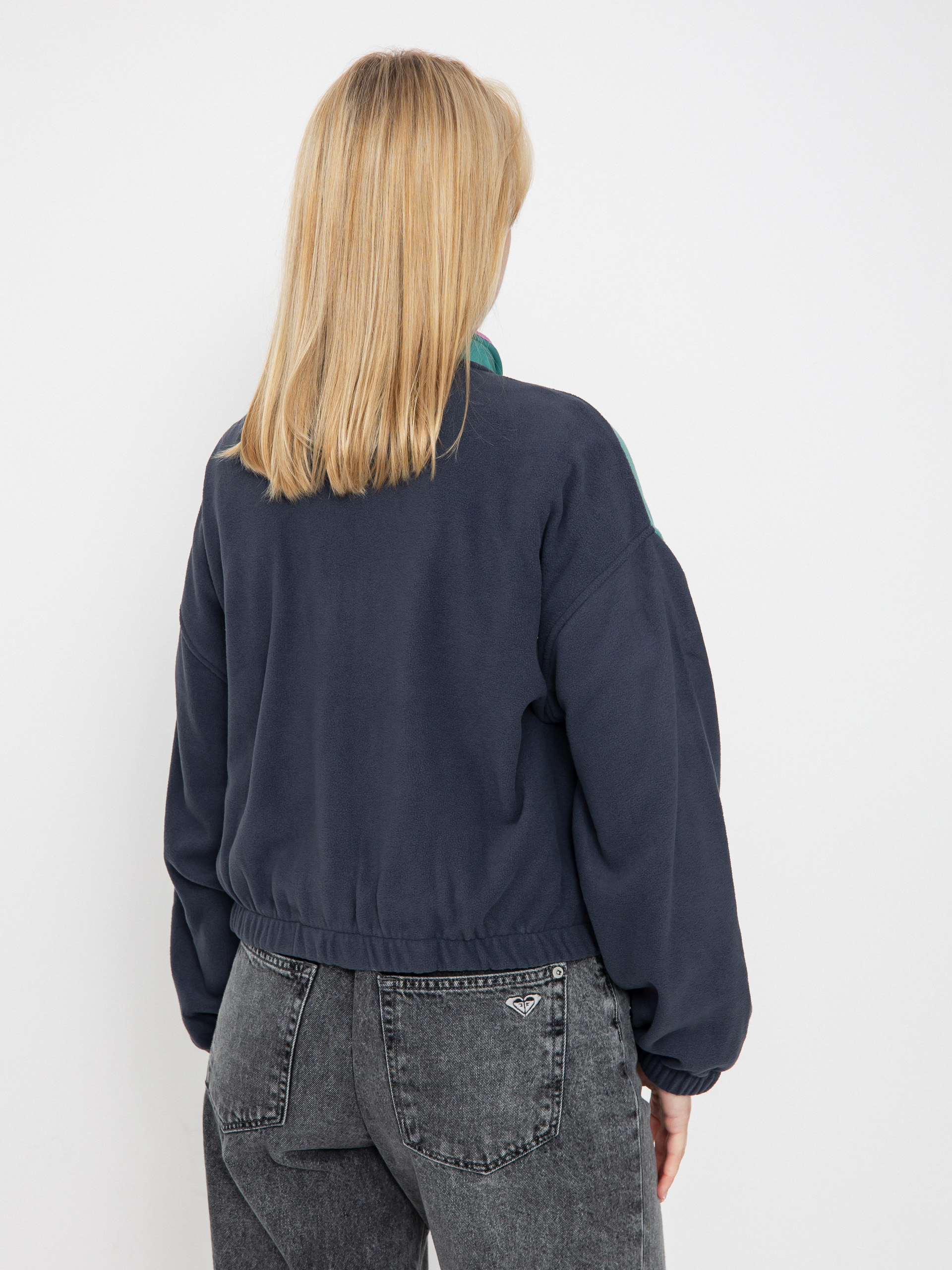 Dámsky Flísová mikina Quiksilver Kedai FZ (india ink)