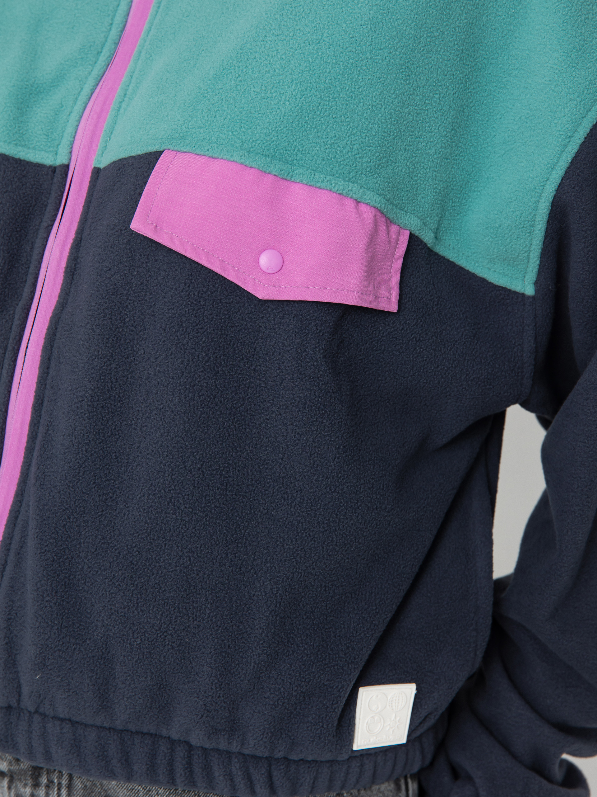 Dámsky Flísová mikina Quiksilver Kedai FZ (india ink)