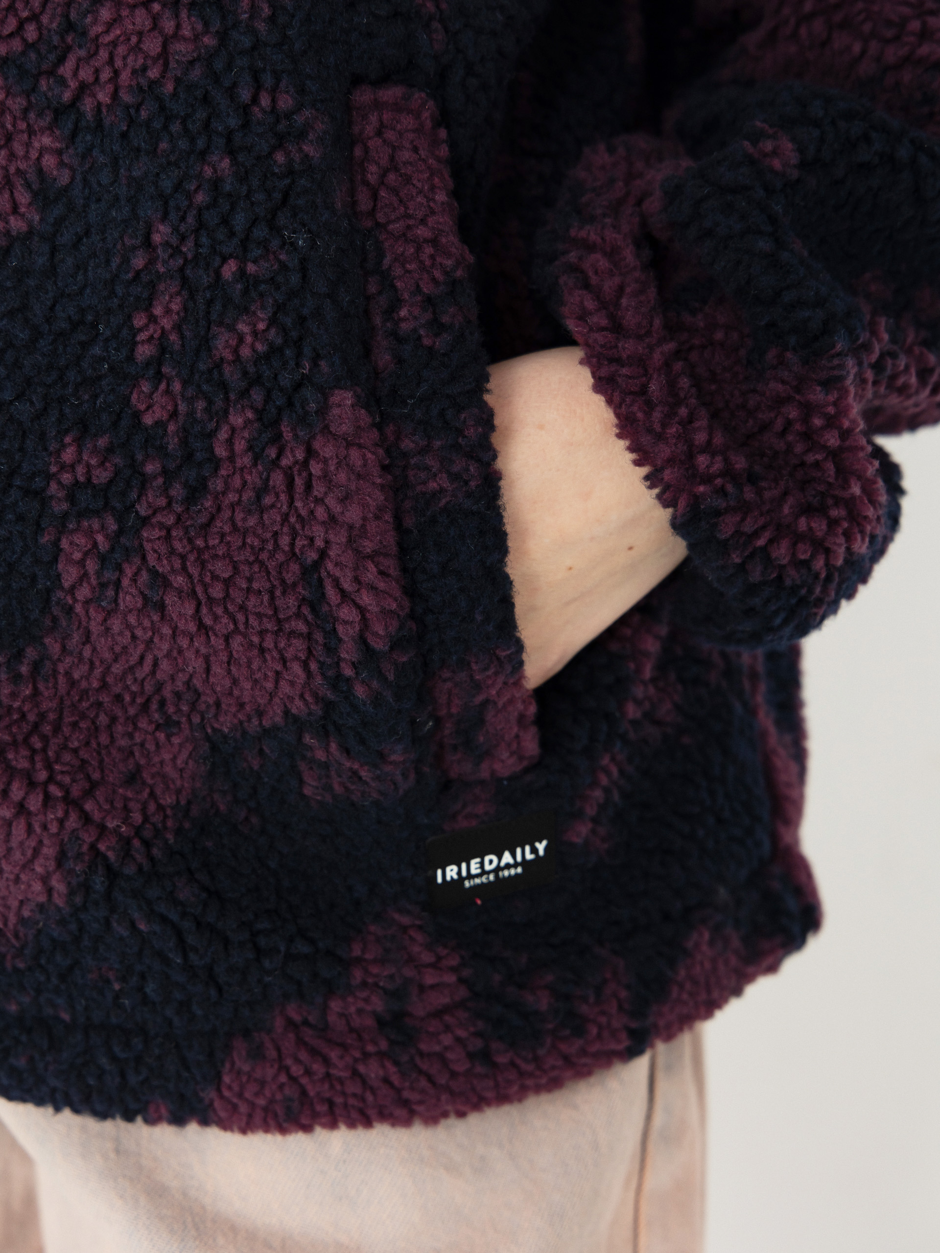 Bunda Iriedaily Pat Teddy Wmn (navy red)