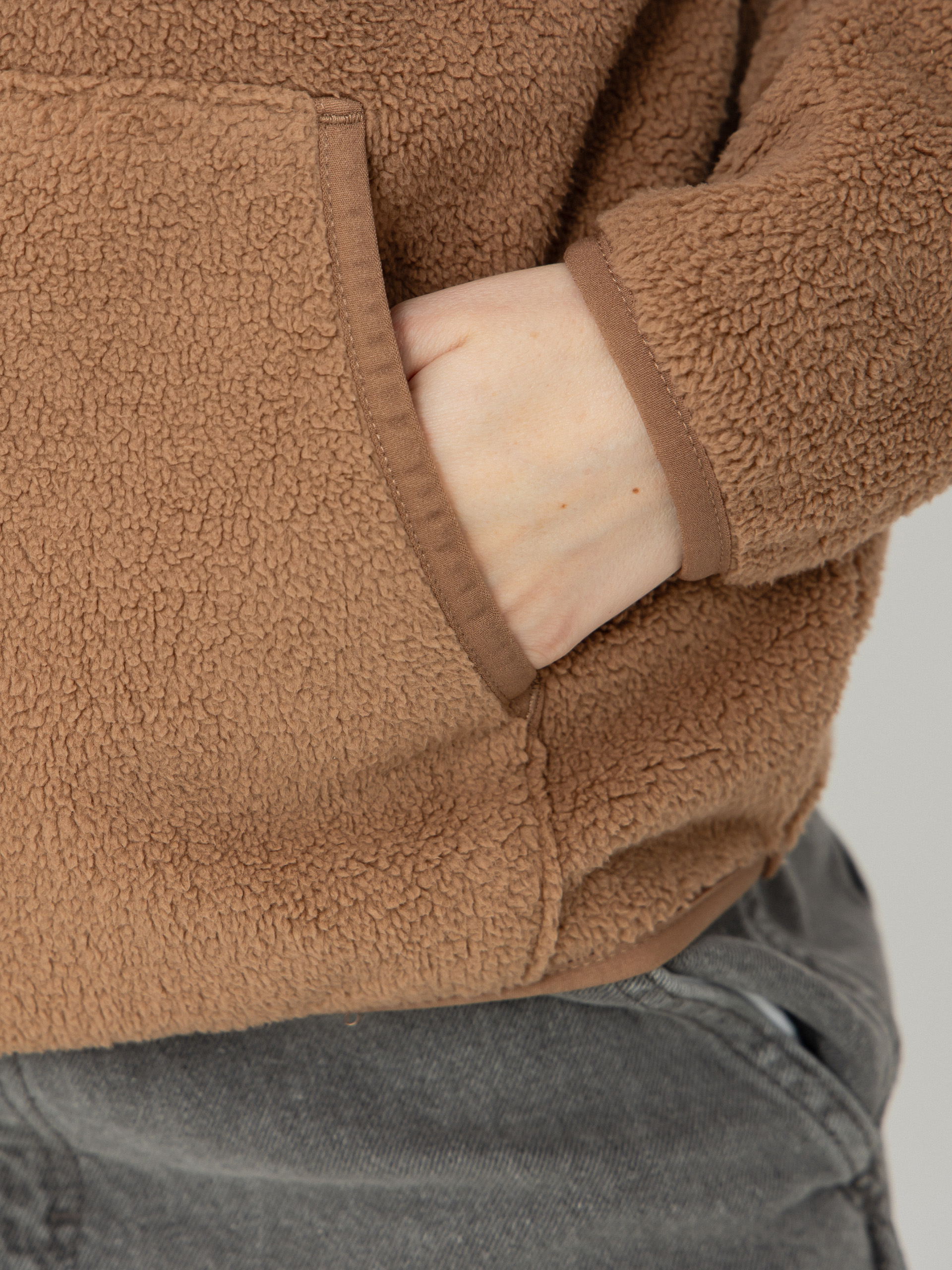 Dámsky Flísová mikina Roxy Cool Calling (woodsmoke)