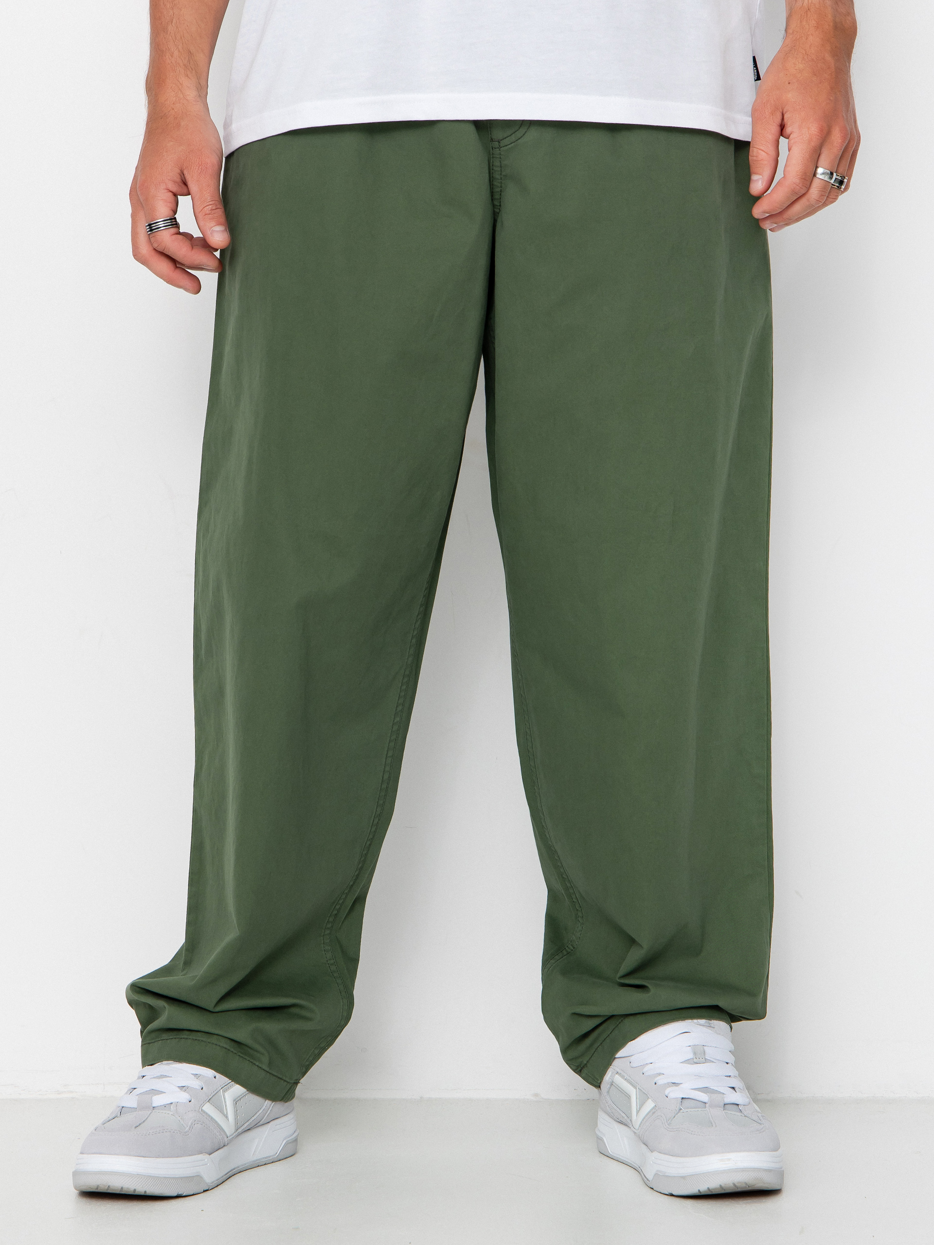 Nohavice Vans Range Baggy Tapered Elastic Waist (pine forest)