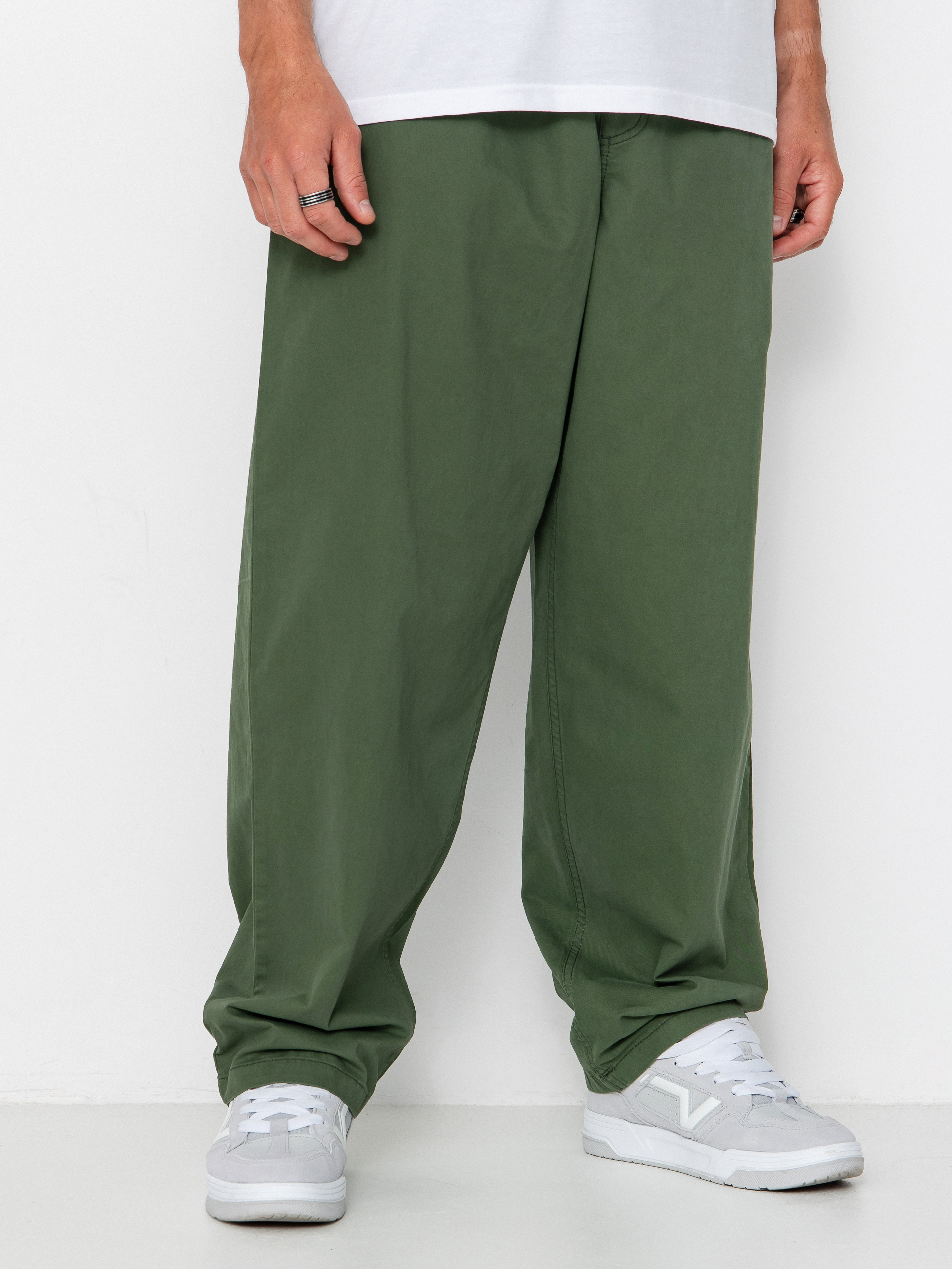 Nohavice Vans Range Baggy Tapered Elastic Waist (pine forest)