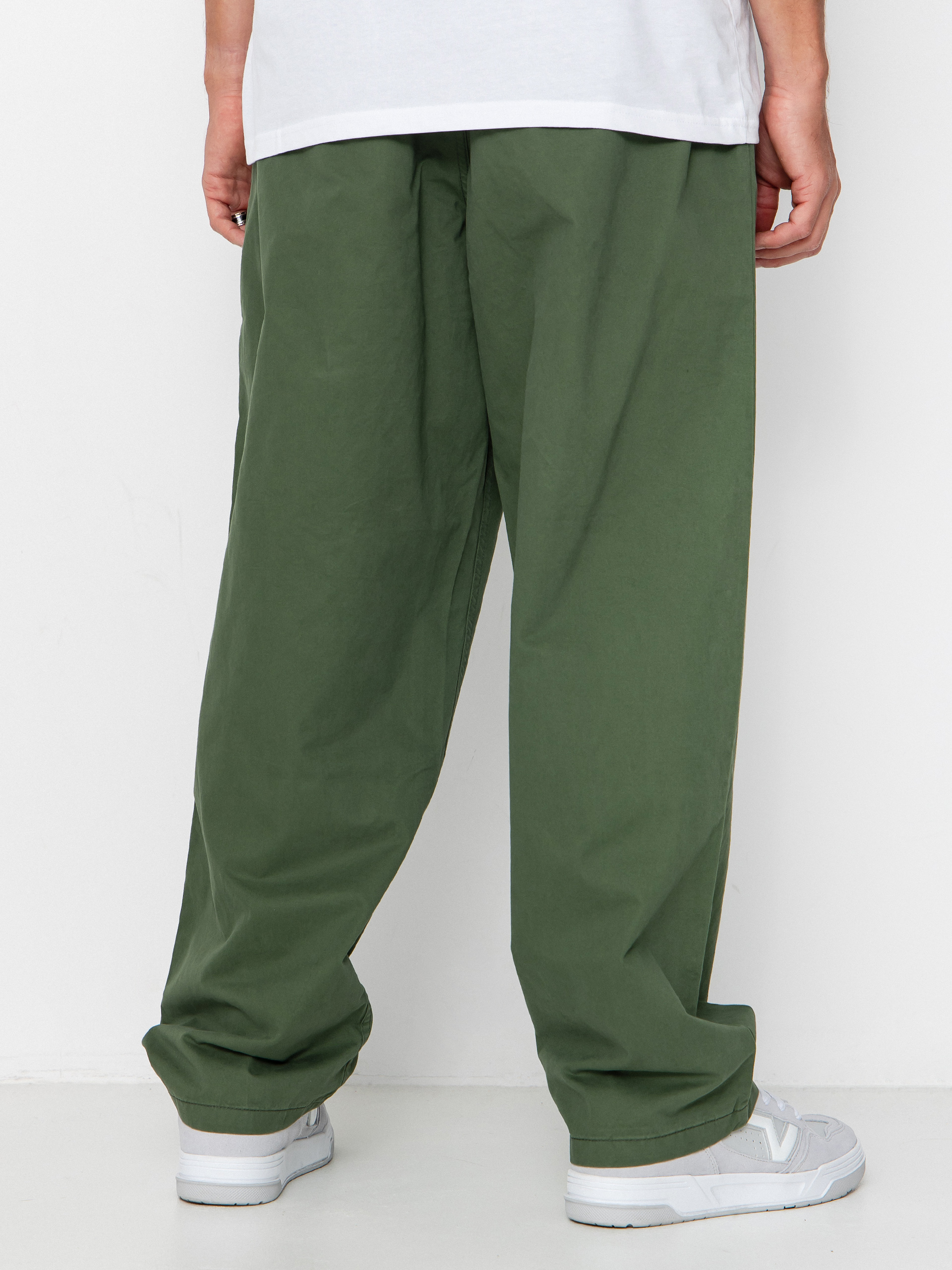 Nohavice Vans Range Baggy Tapered Elastic Waist (pine forest)