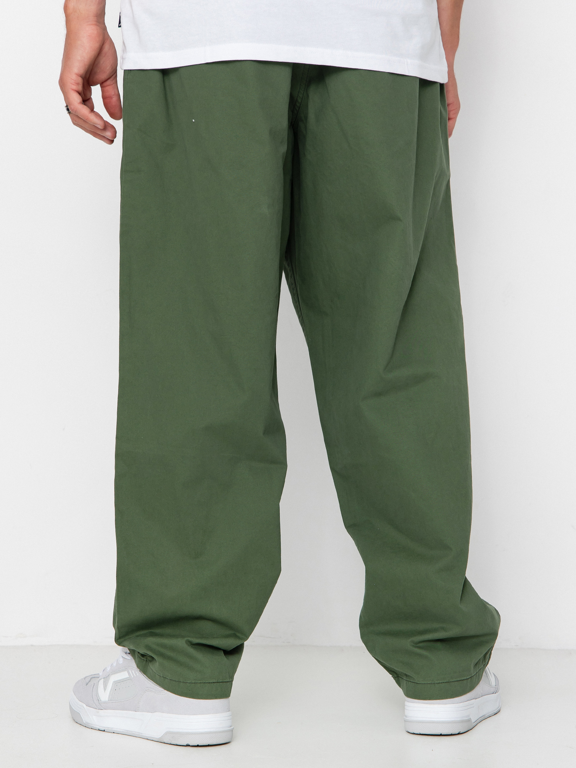 Nohavice Vans Range Baggy Tapered Elastic Waist (pine forest)