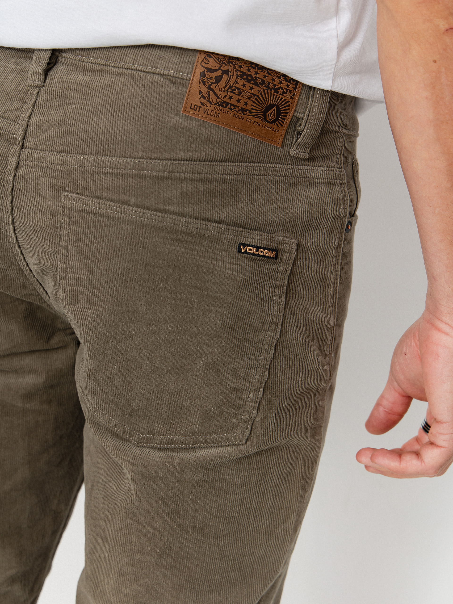 Nohavice Volcom Solver 5 Pocket Cord (brindle)