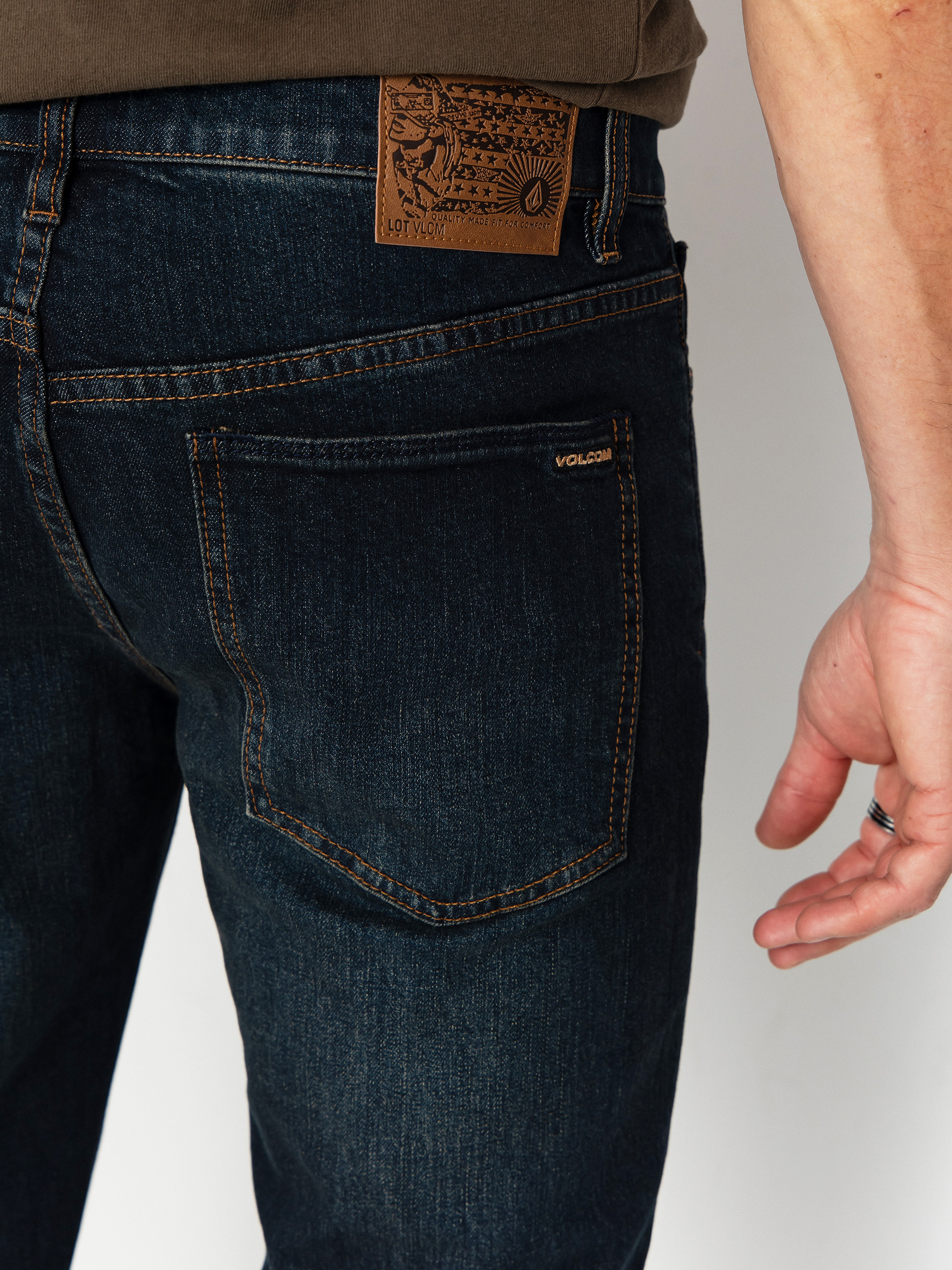 Nohavice Volcom Solver Denim (new vintage blue)