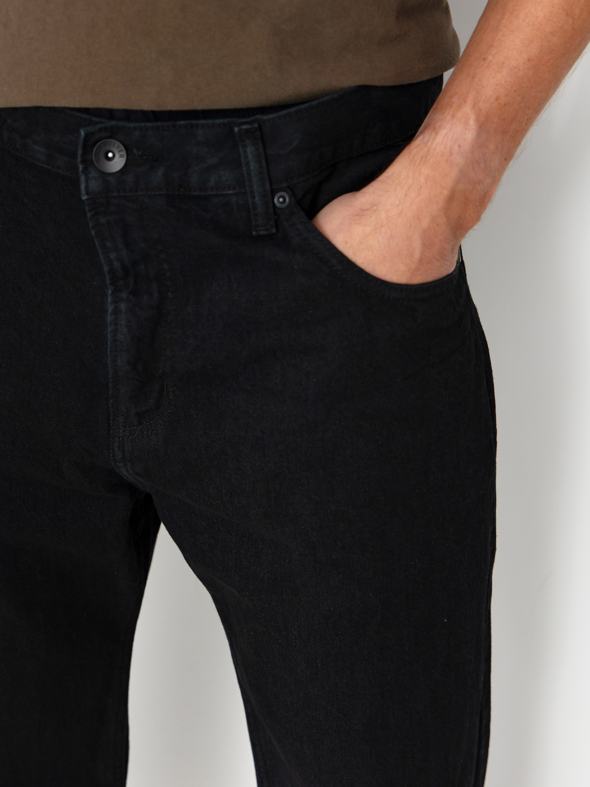 Nohavice Quiksilver Baggy Denim (black)