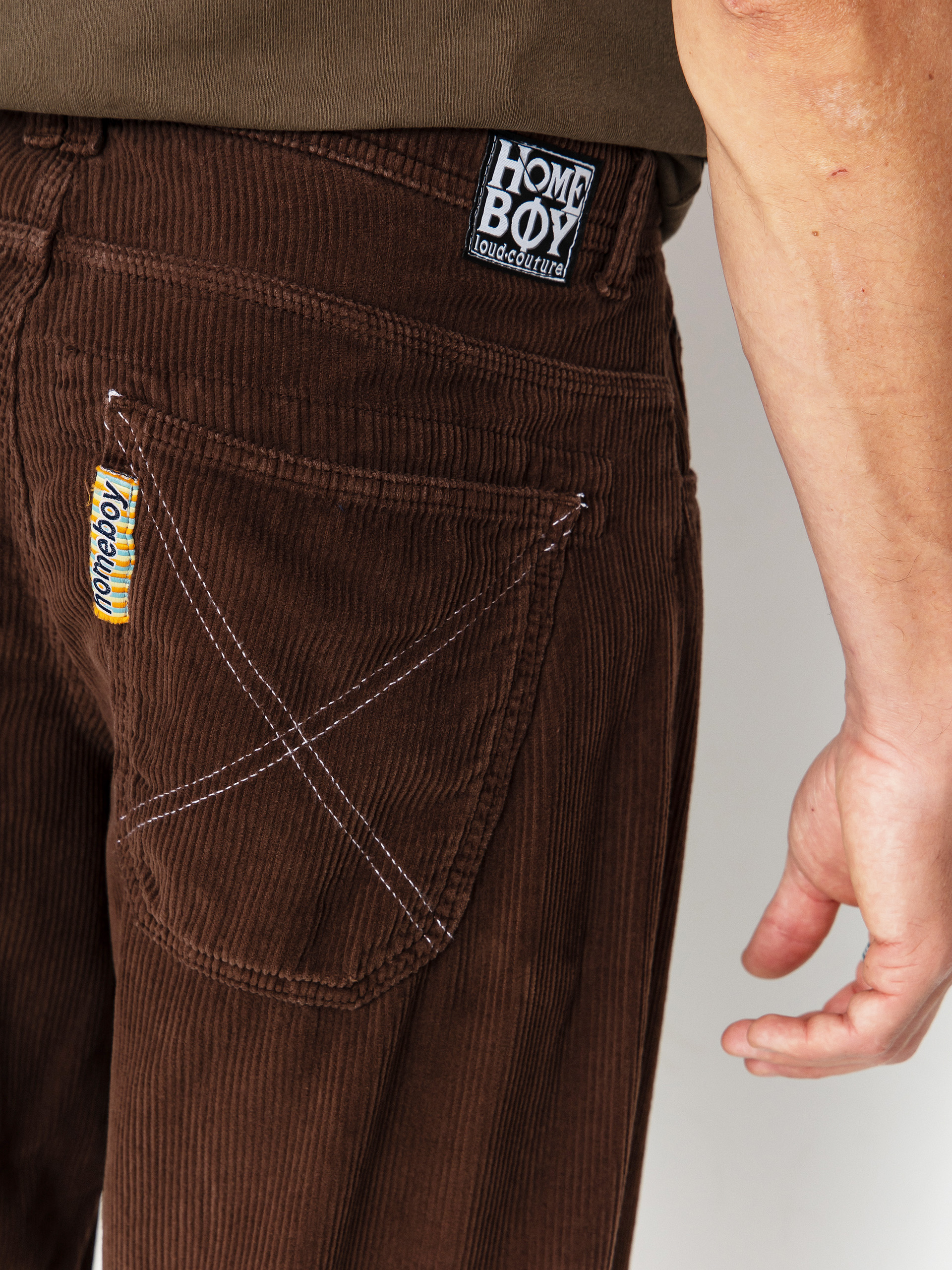 Nohavice Homeboy X Tra Monster Cord (james brown)