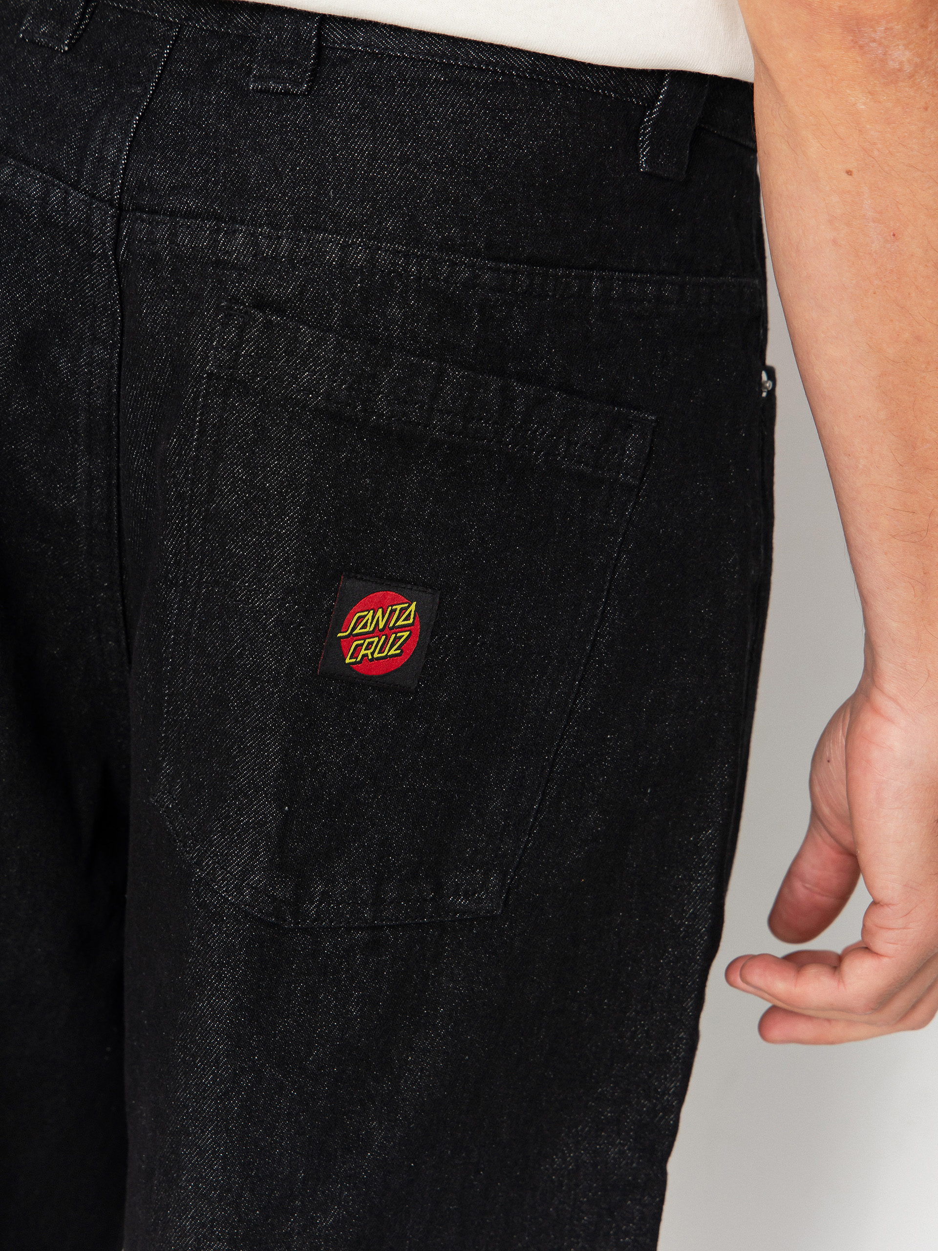 Nohavice Santa Cruz Big (black wash)