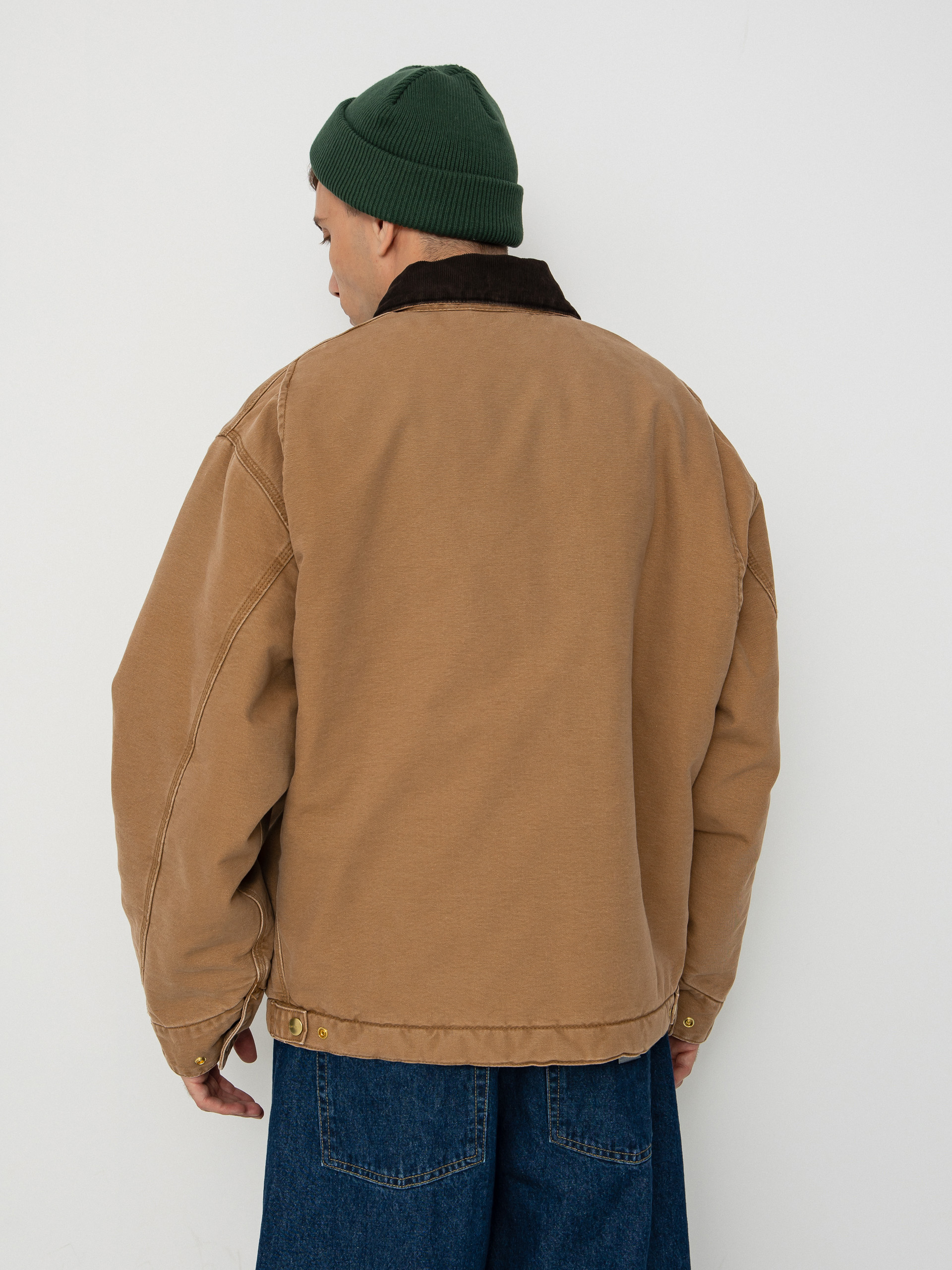 Bunda Carhartt WIP OG Detroit (hamilton brown/tobacco/stone canvas)