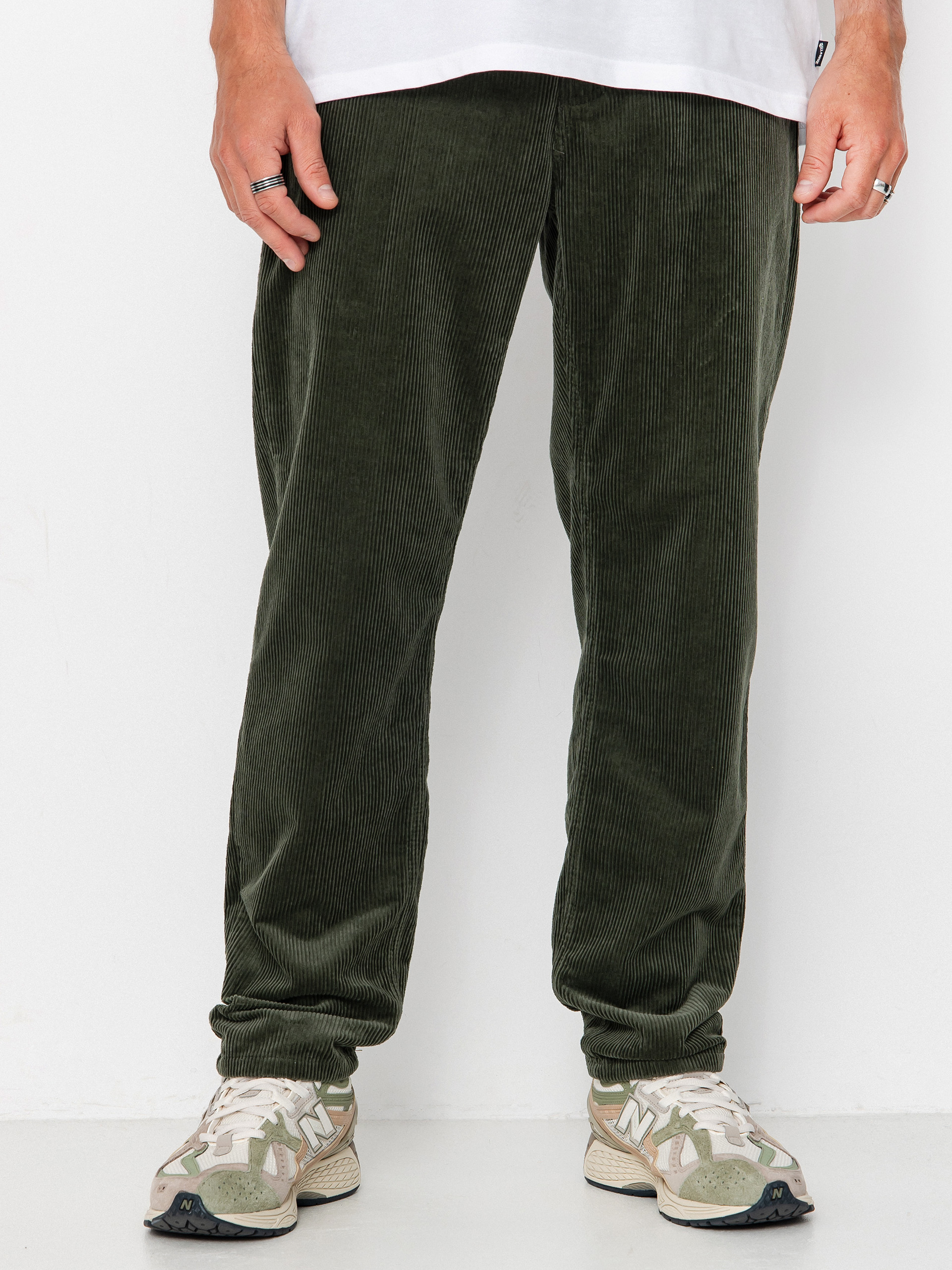 Nohavice Carhartt WIP Newel (opuntia/rinsed)