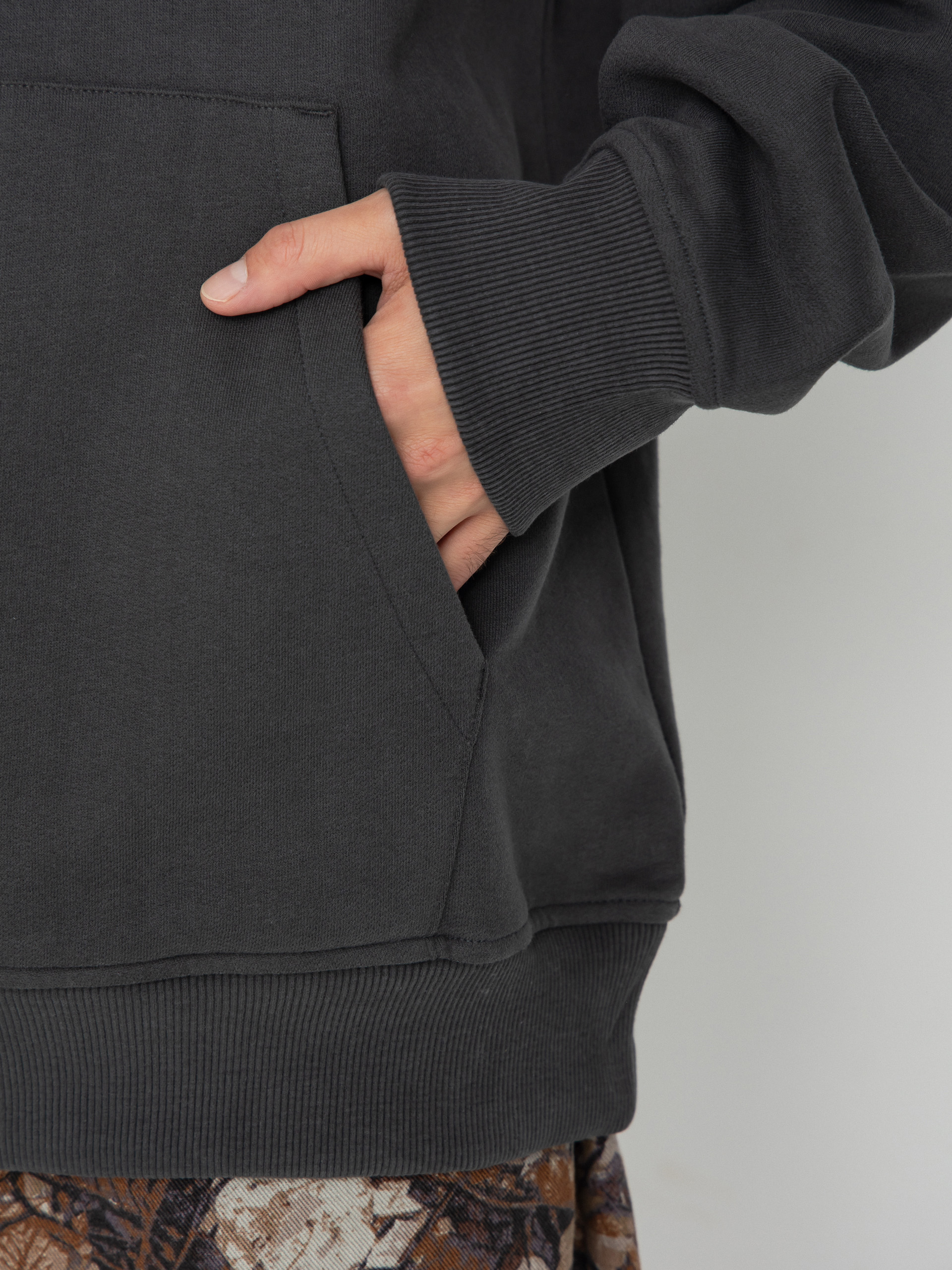 Mikina s kapucňou The North Face Powder Days Relaxed HD (asphalt grey)