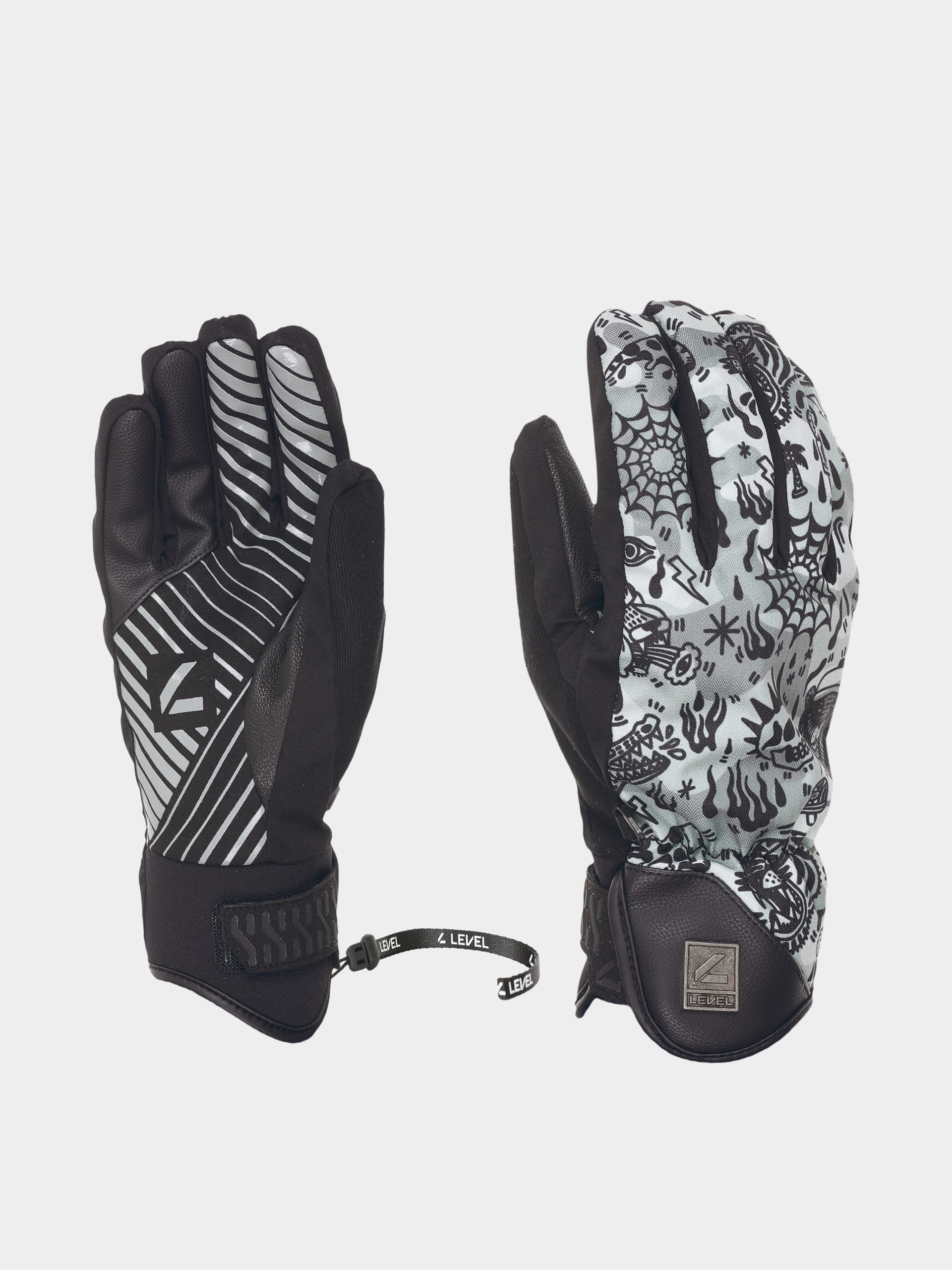 Rukavice Level Suburban (black camo)