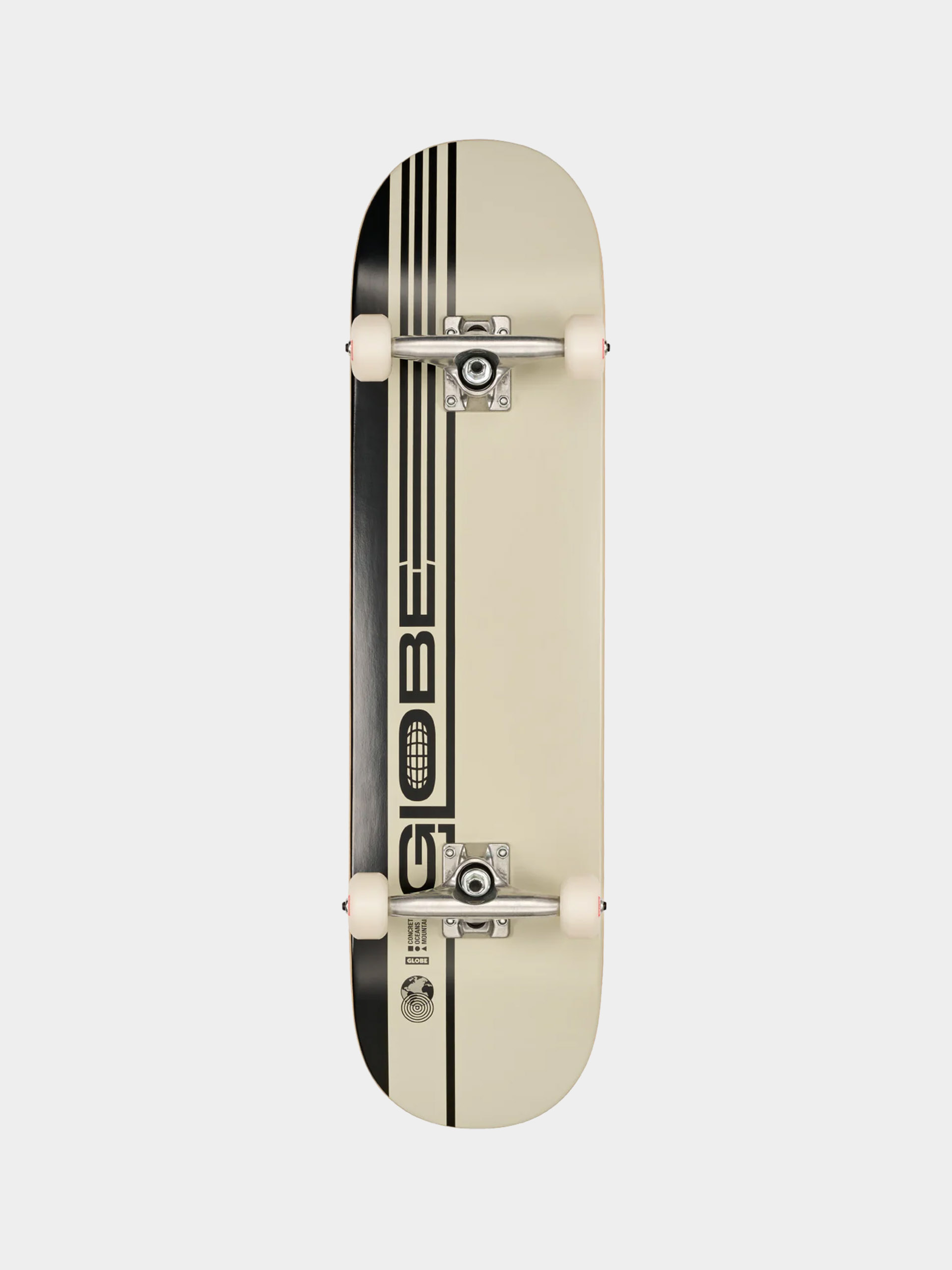 Skateboard Globe G0 Strype Hard (black/off white)