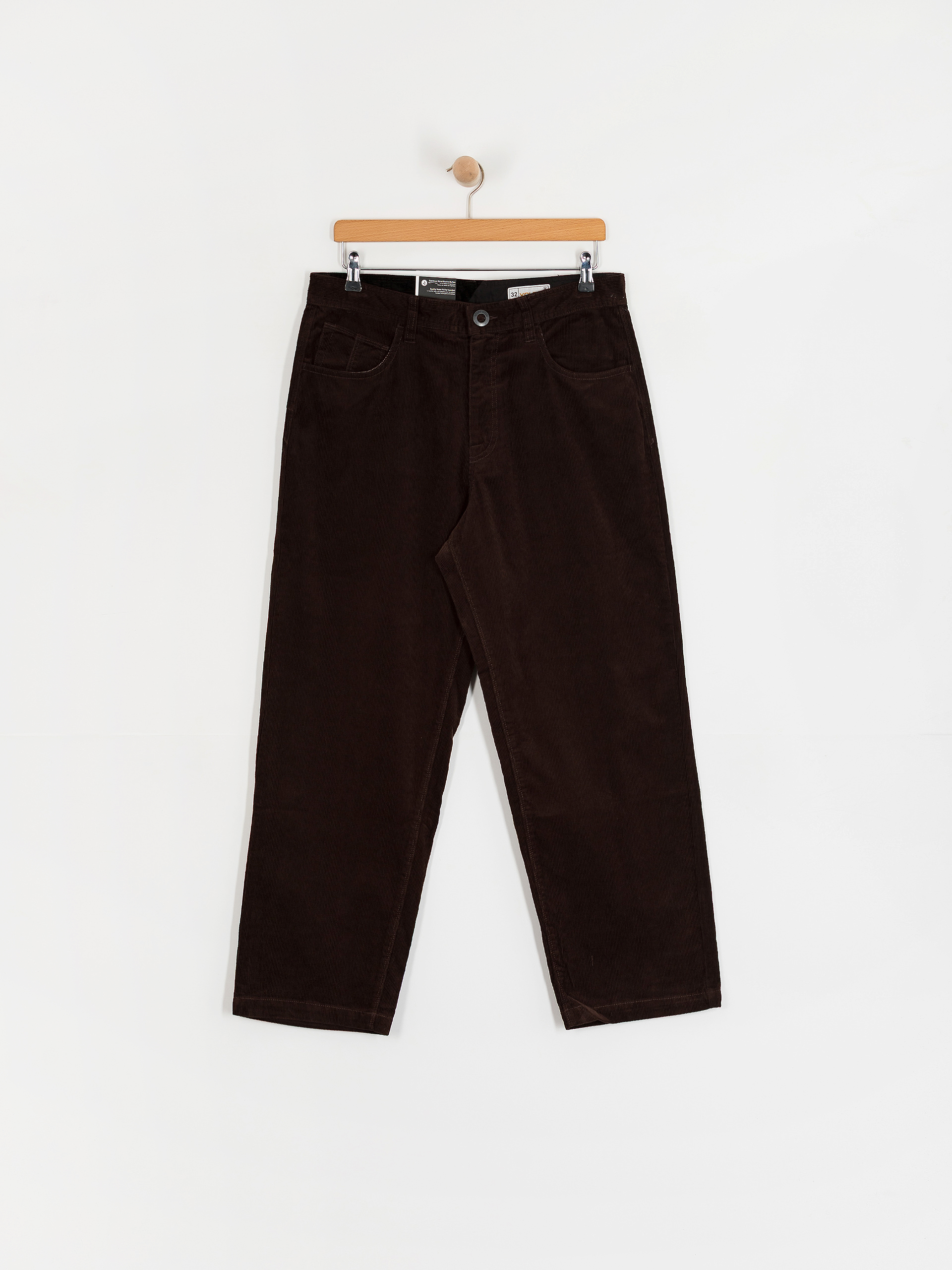 Nohavice Volcom Frickin Loose Tapered Cord (cacao)