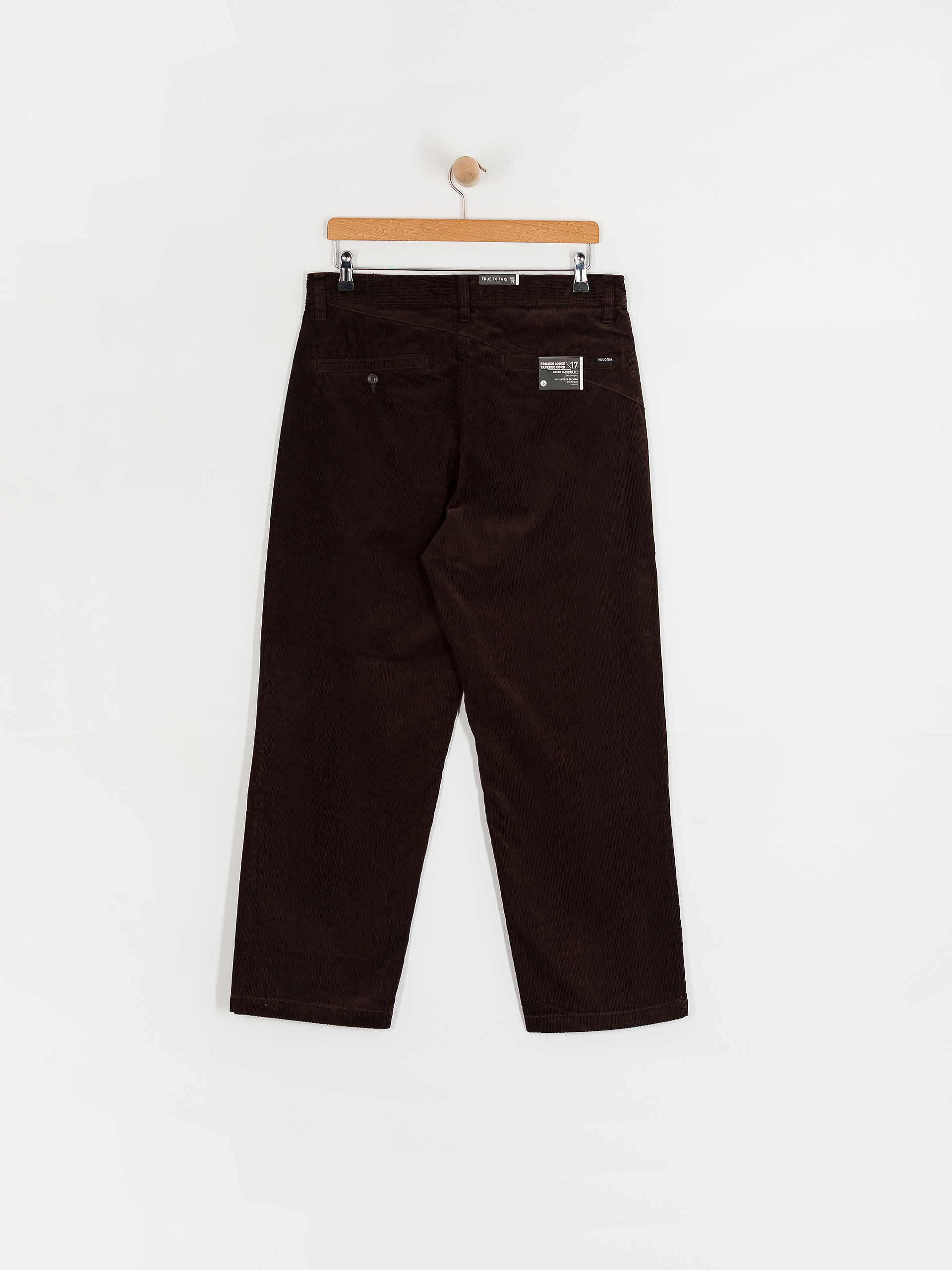 Nohavice Volcom Frickin Loose Tapered Cord (cacao)