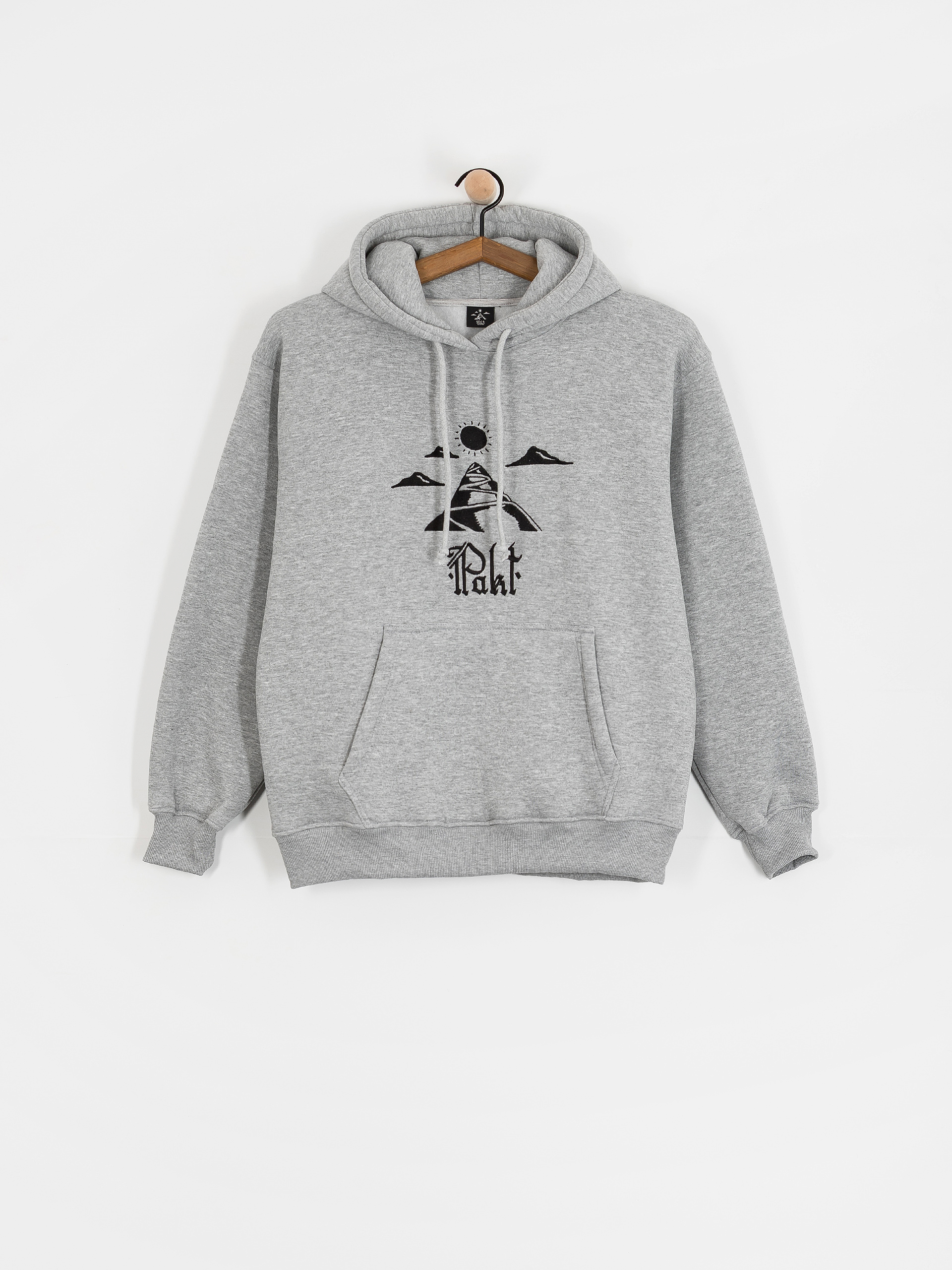 Mikina s kapucňou Youth Skateboards Pakt Kopiec HD (grey melange)