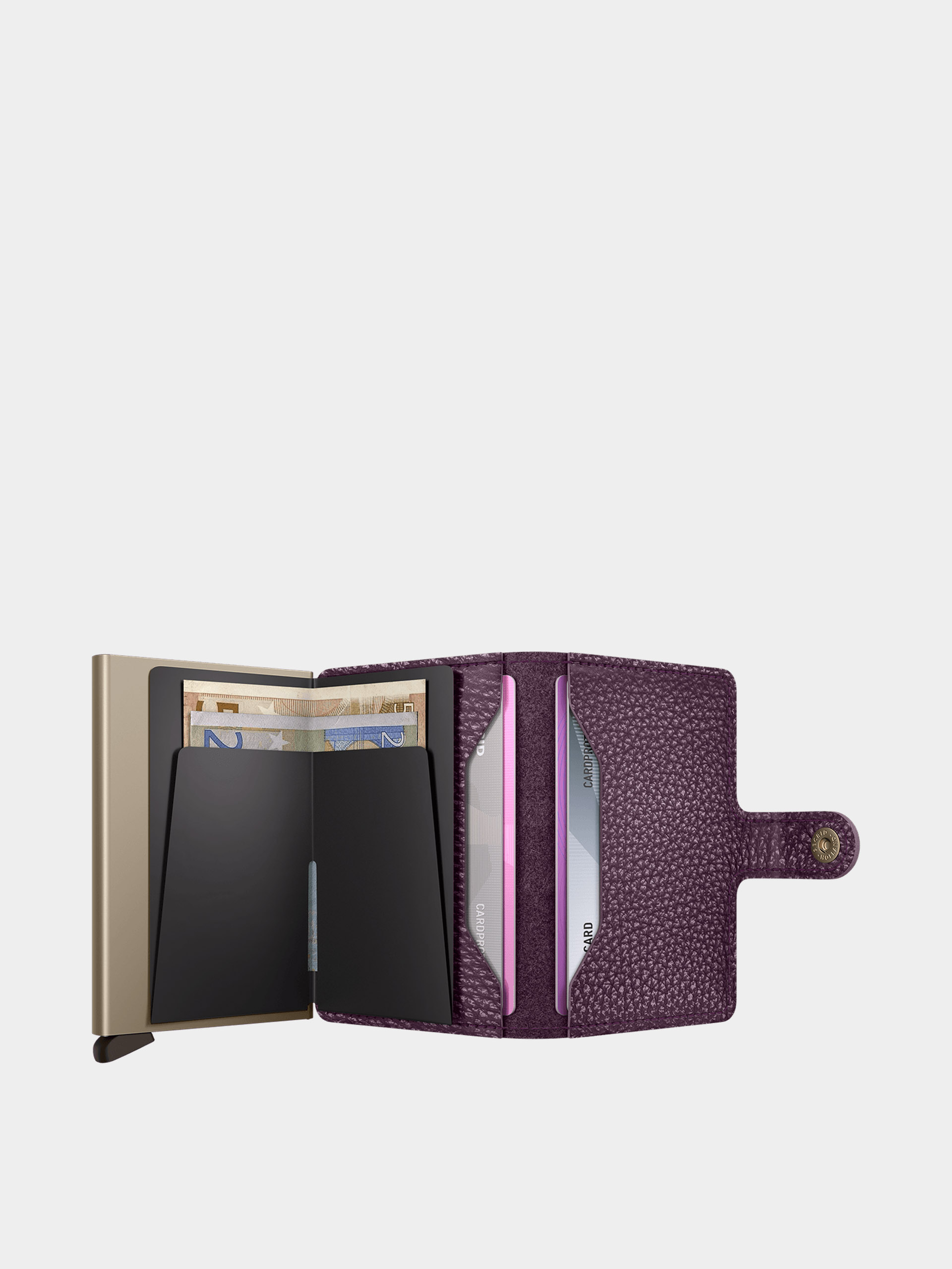Peňaženka Secrid Miniwallet (pebble grape)