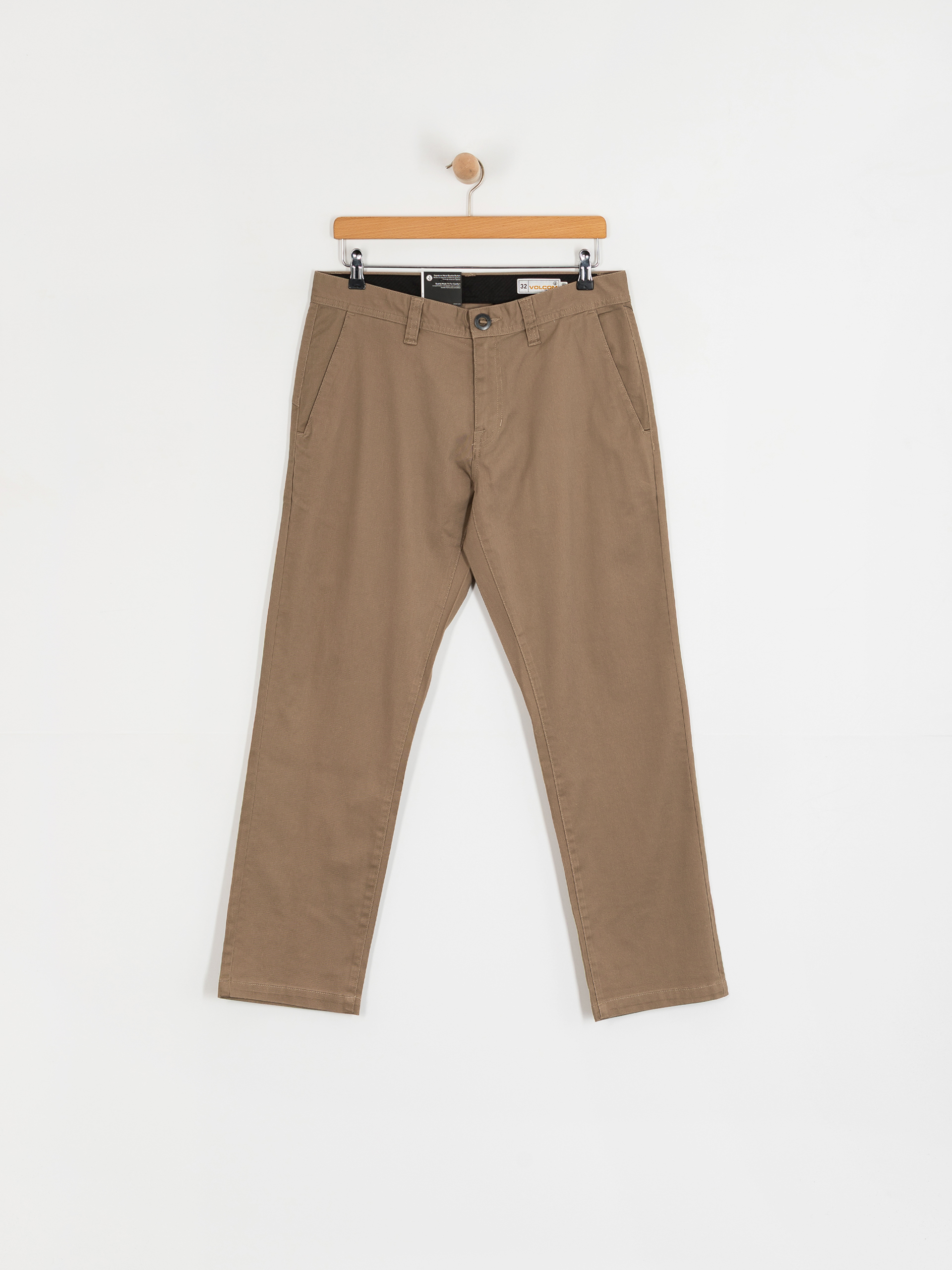 Nohavice Volcom Frickin Modern Stretch (khaki)