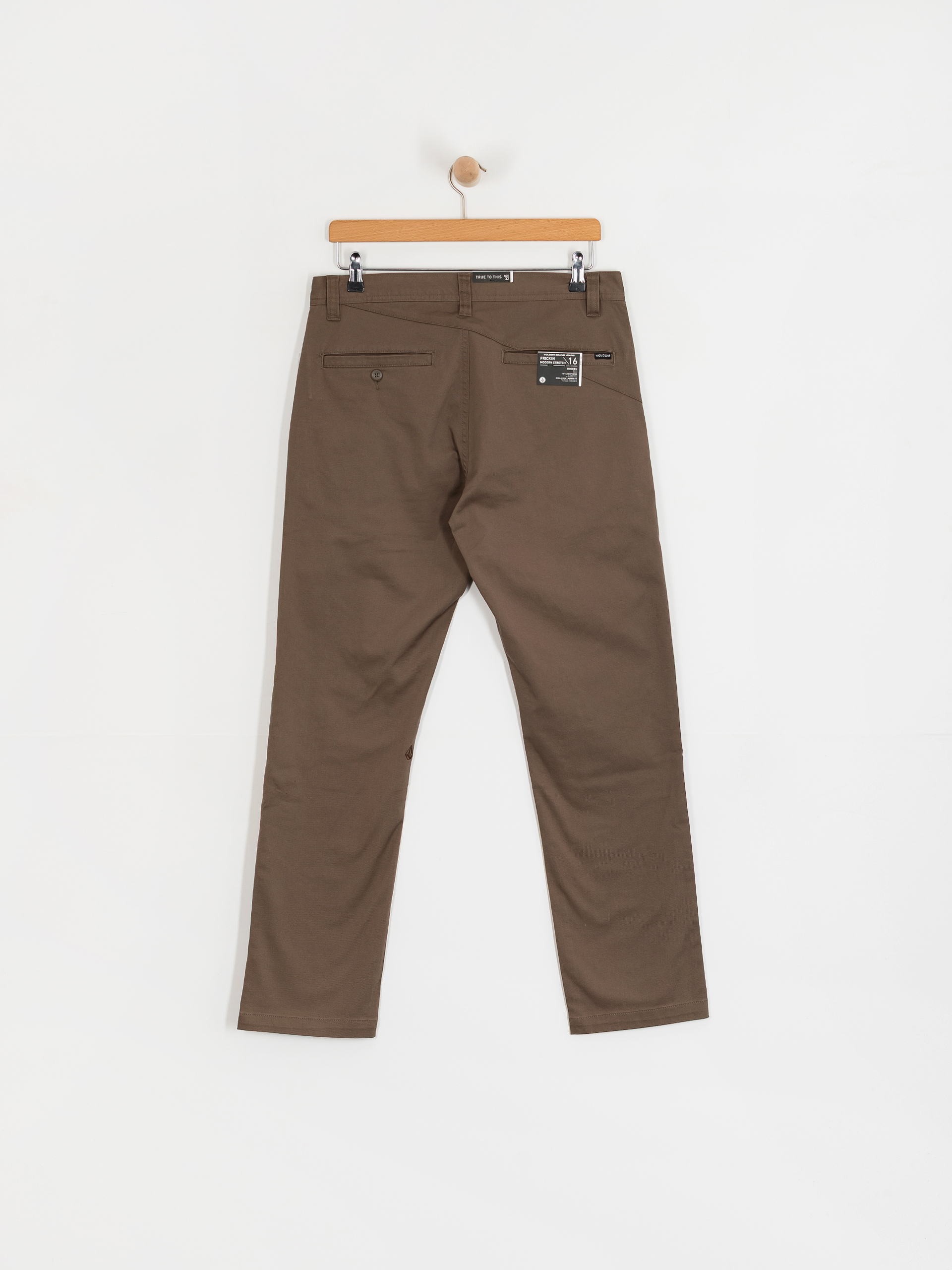 Nohavice Volcom Frickin Modern Stretch (mushroom)