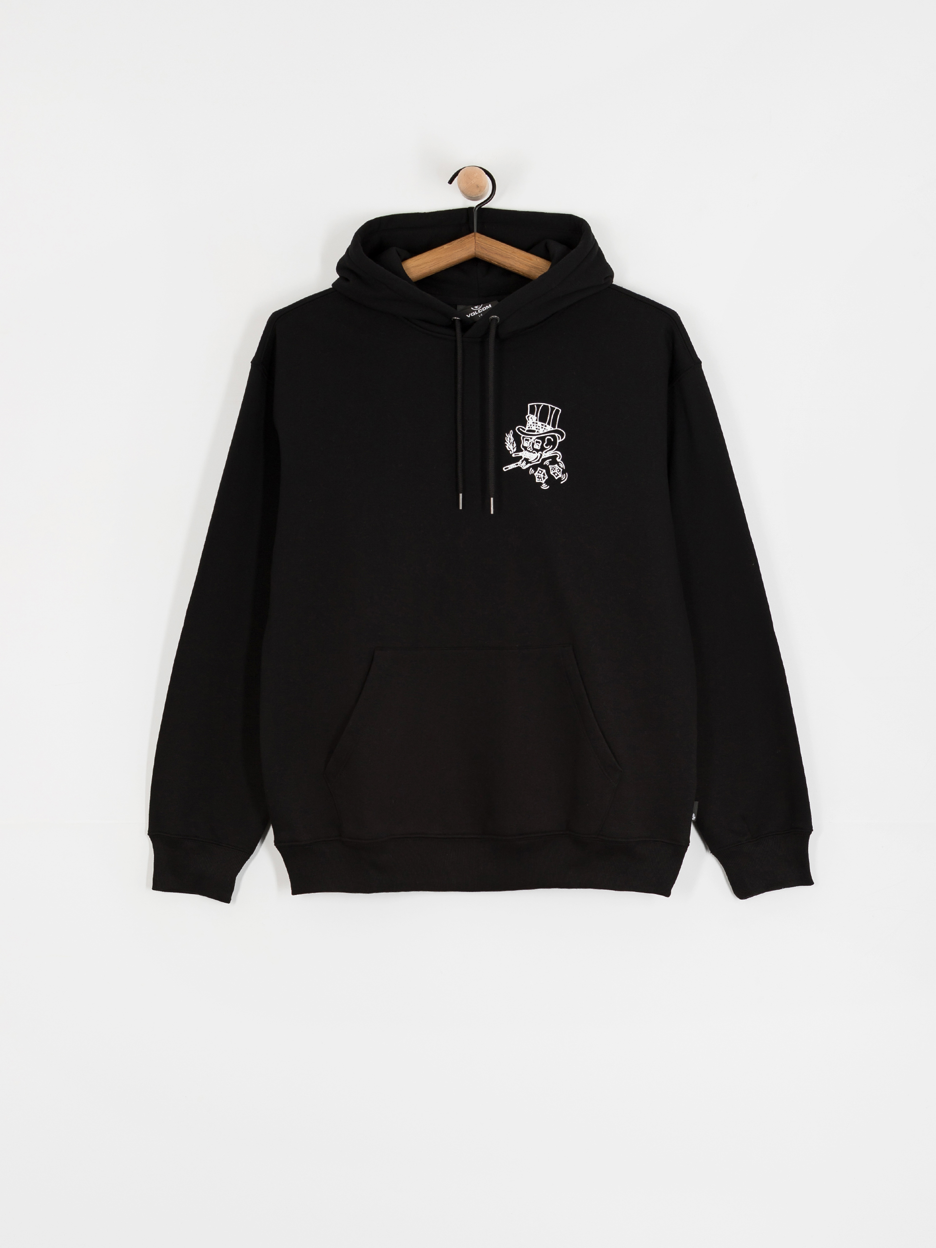 Mikina s kapucňou Volcom Harry HD (black)