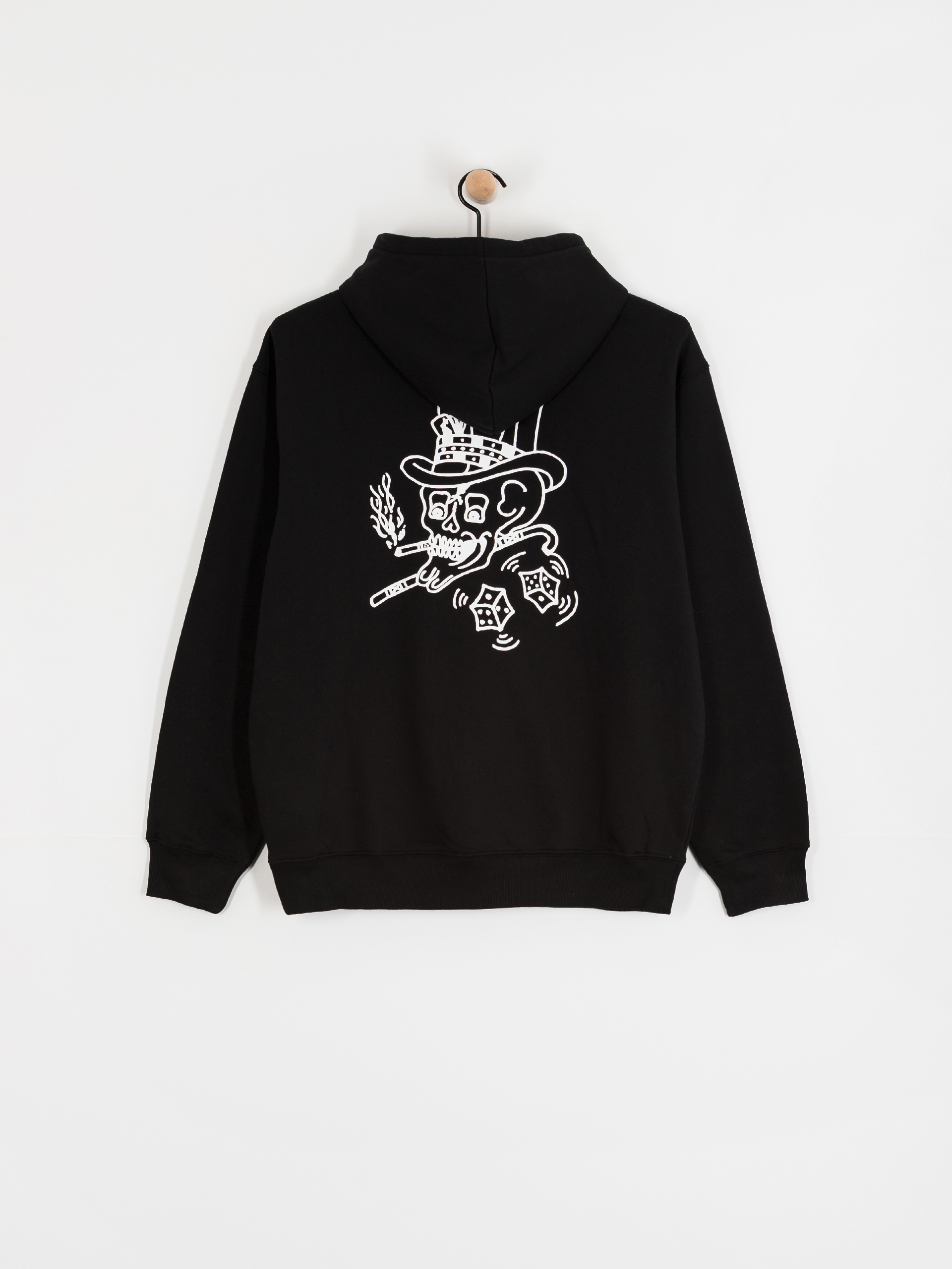 Mikina s kapucňou Volcom Harry HD (black)