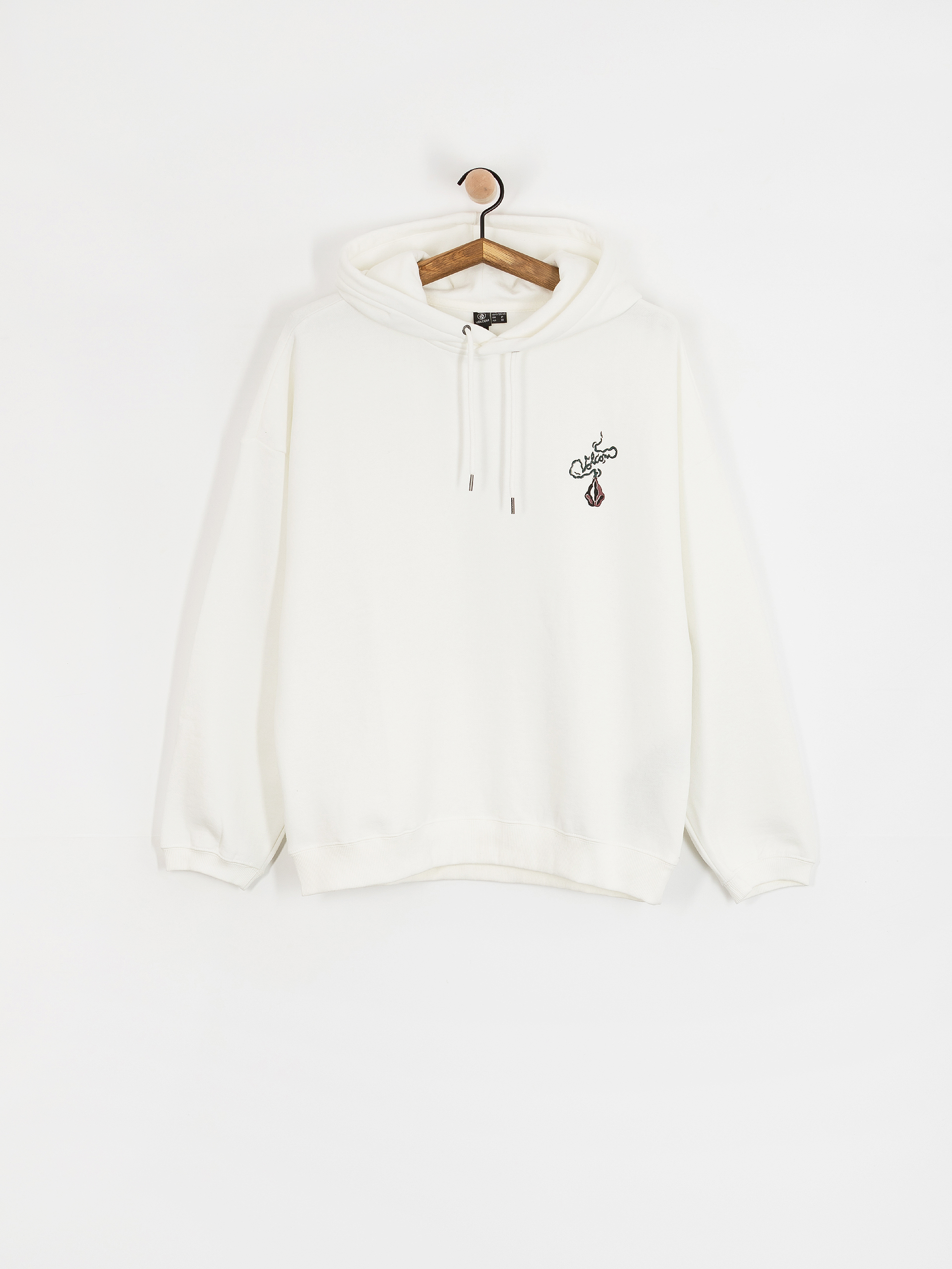 Mikina s kapucňou Volcom Radical Daze HD Wmn (star white)