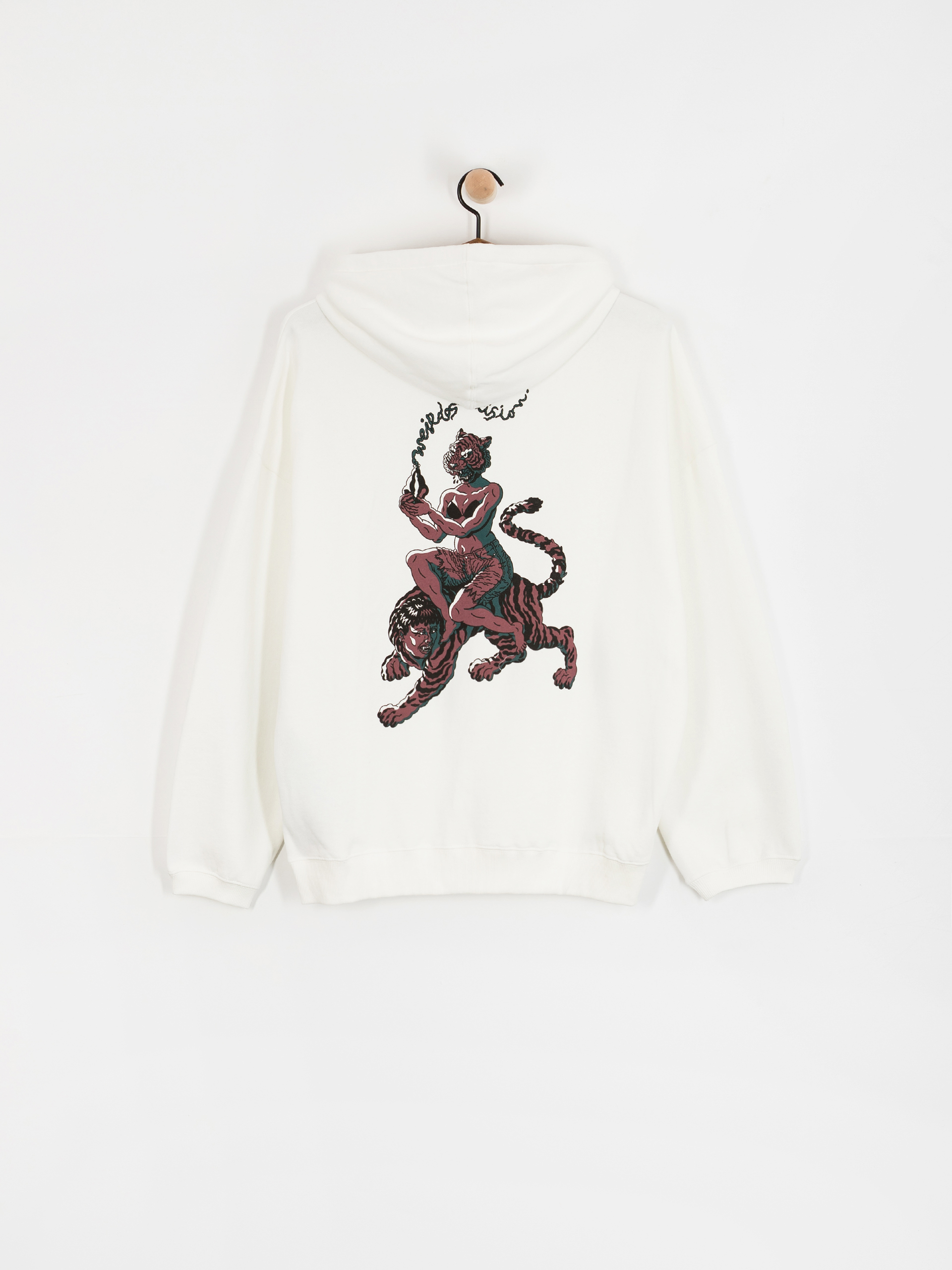 Mikina s kapucňou Volcom Radical Daze HD Wmn (star white)